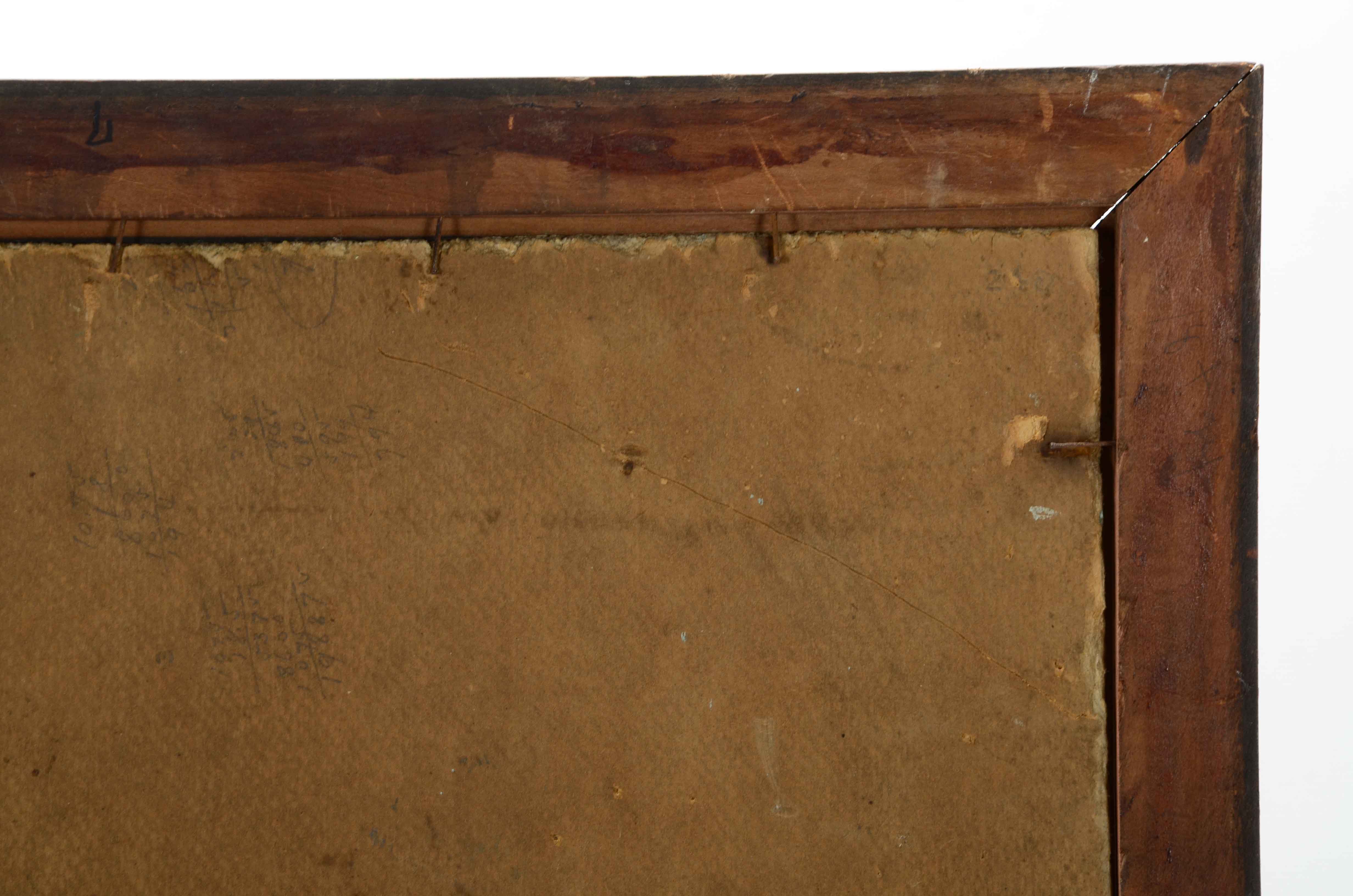 A.H. Beecher Oil Painting of a Landscape