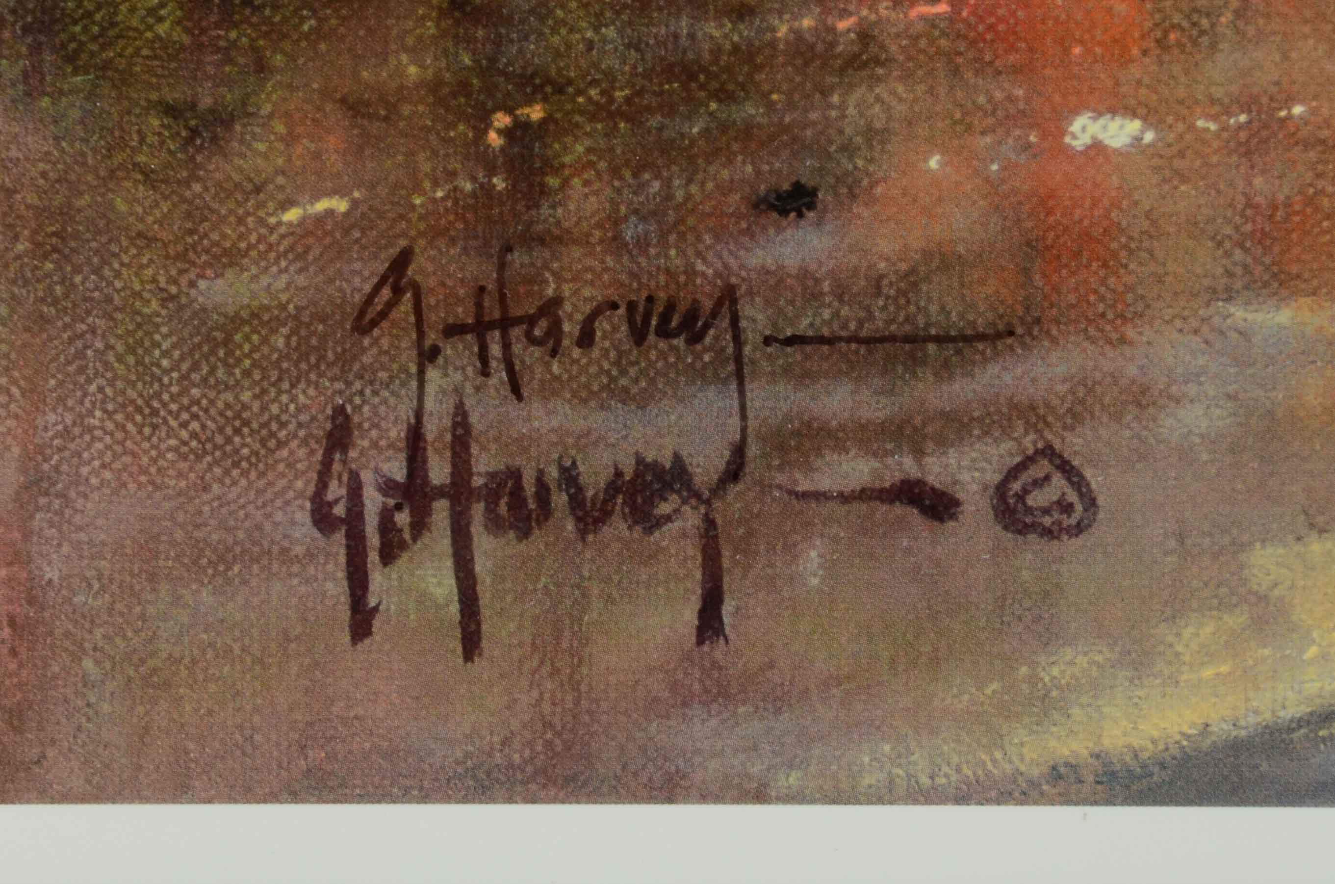 G. Harvey Limited Edition Offset Lithograph "Rainy Day on Central Park South"