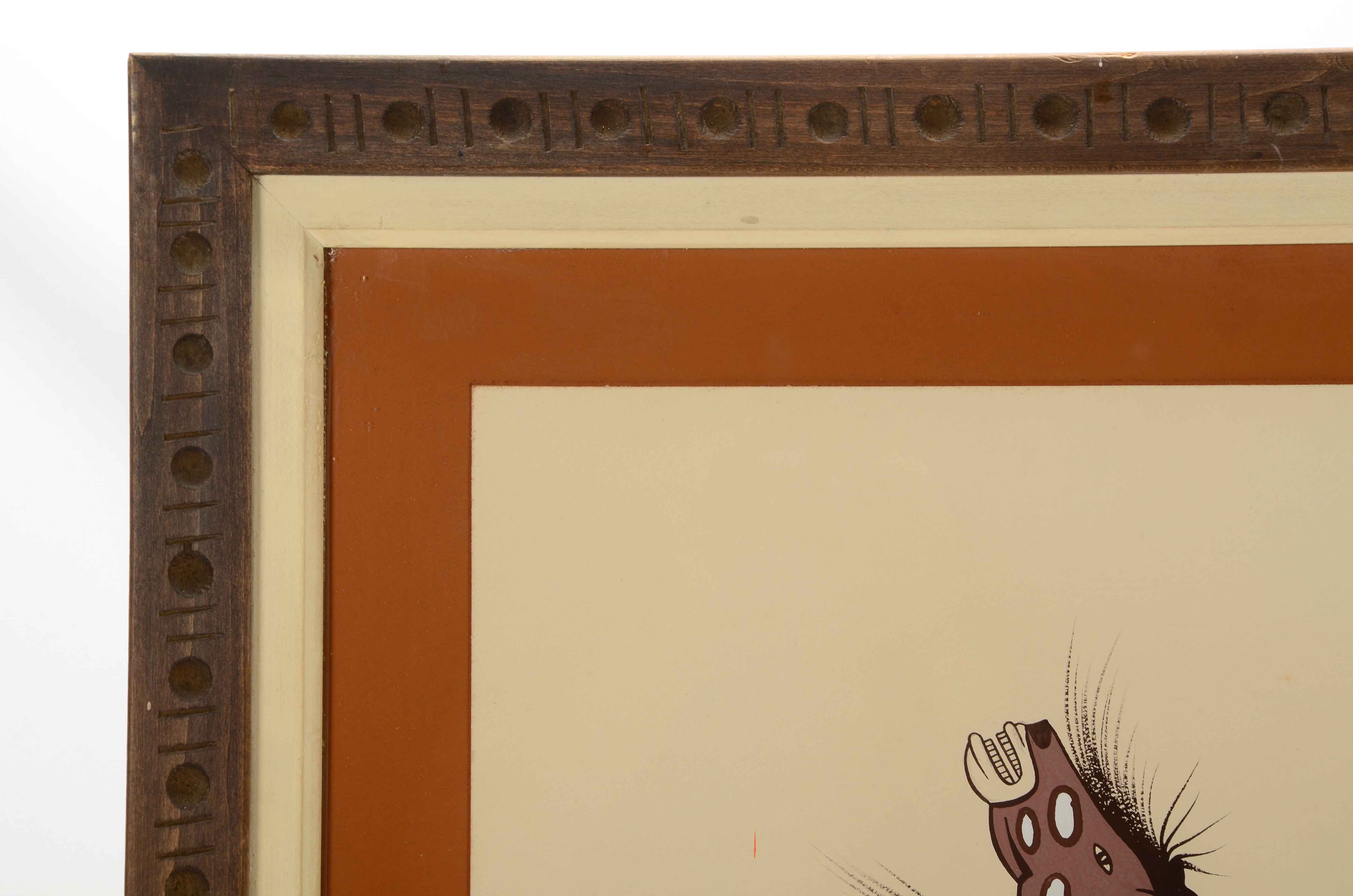 Ray Darby Original Gouache Painting "Hunting Horse"