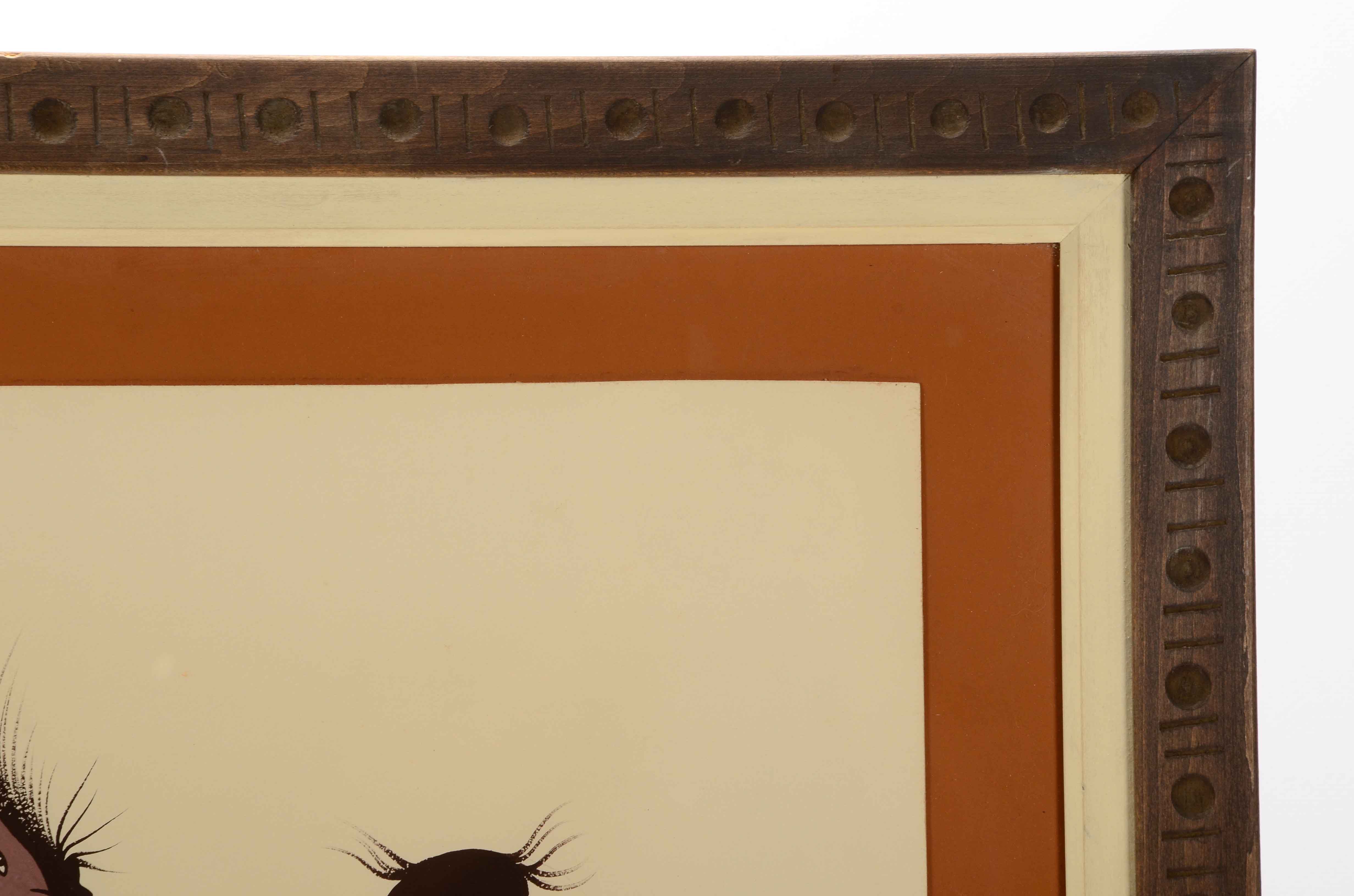 Ray Darby Original Gouache Painting "Hunting Horse"