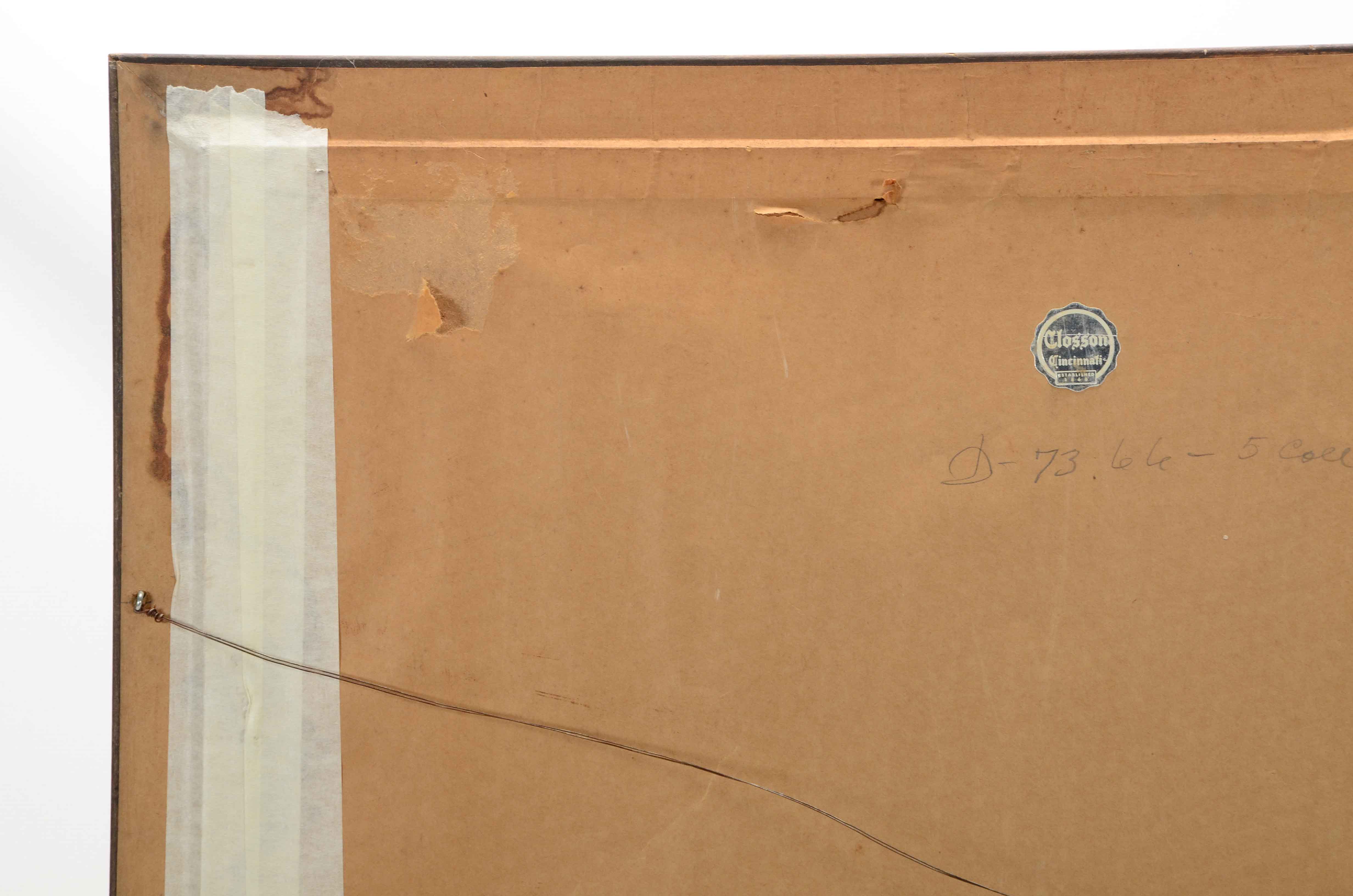 Ray Darby Original Gouache Painting "Hunting Horse"