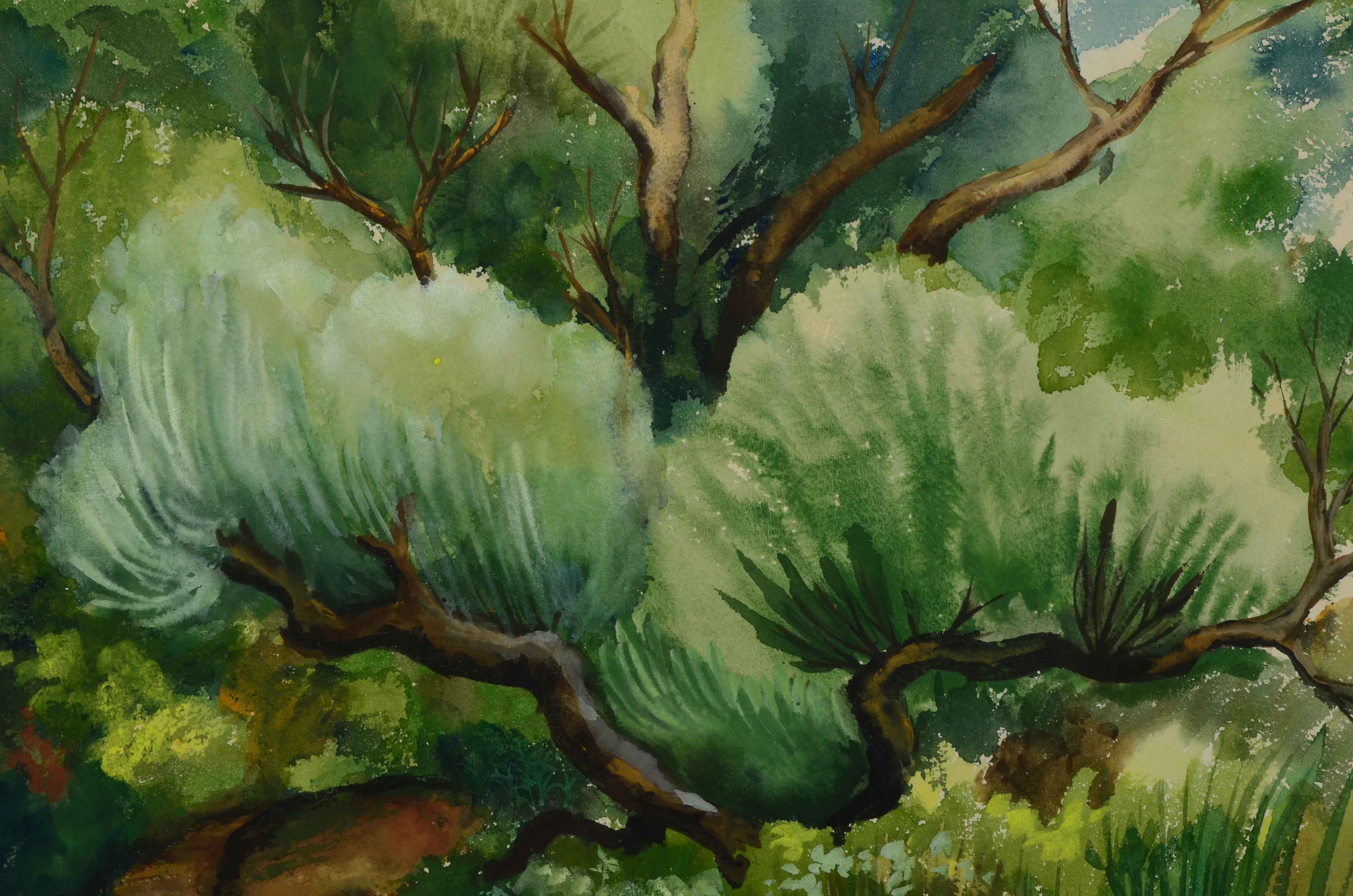 George Beyer Original Watercolor Landscape