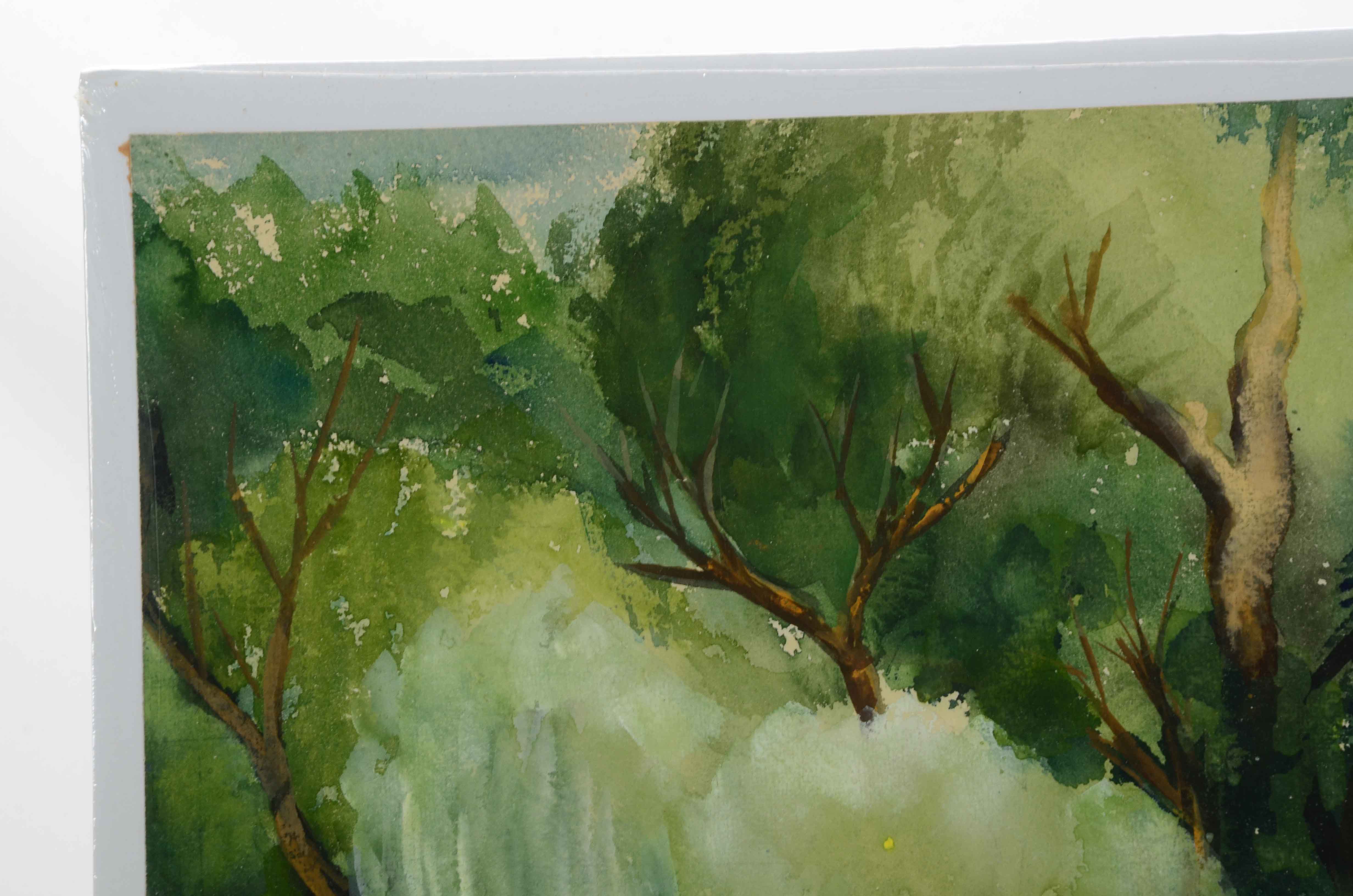 George Beyer Original Watercolor Landscape