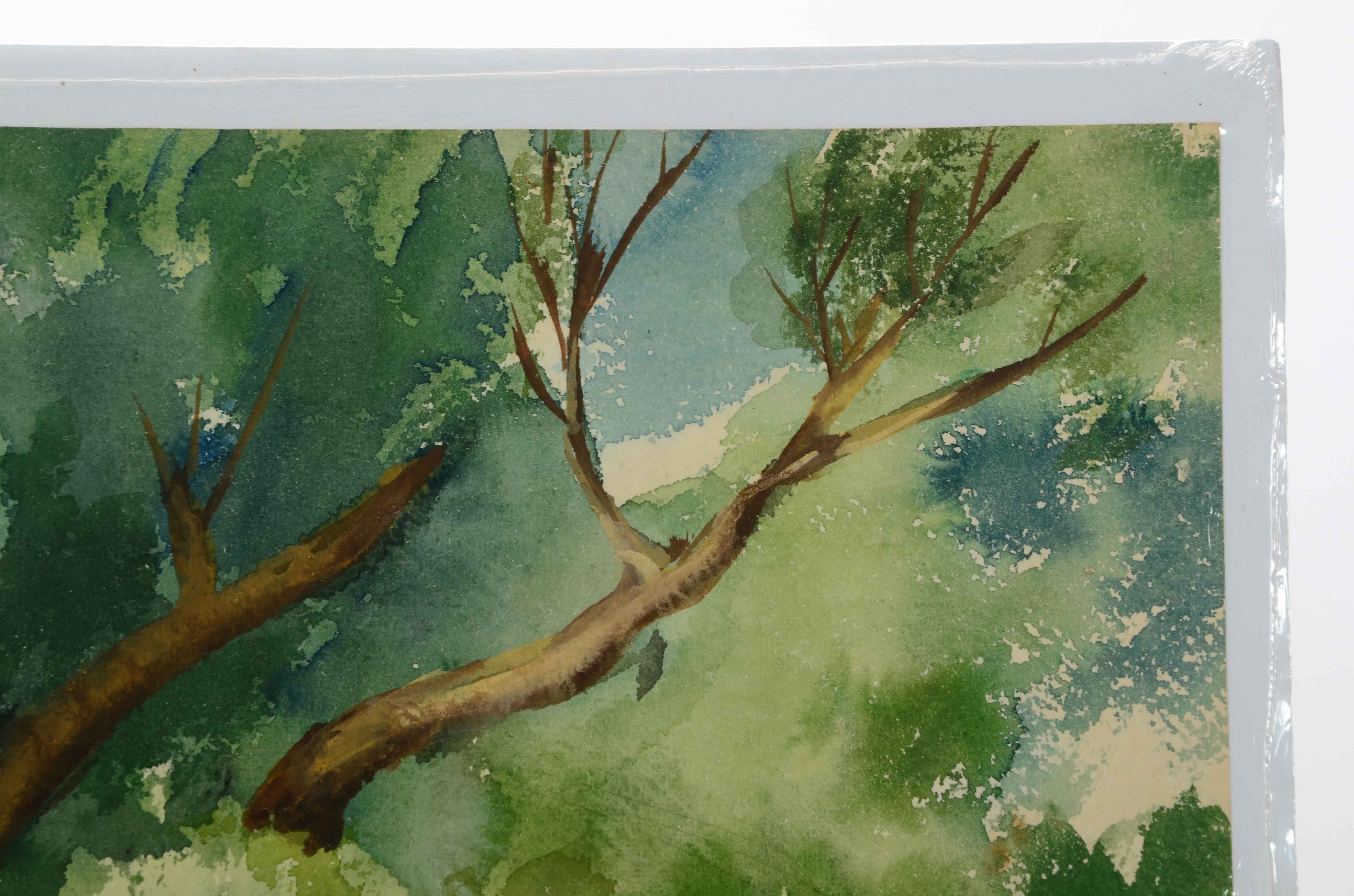 George Beyer Original Watercolor Landscape