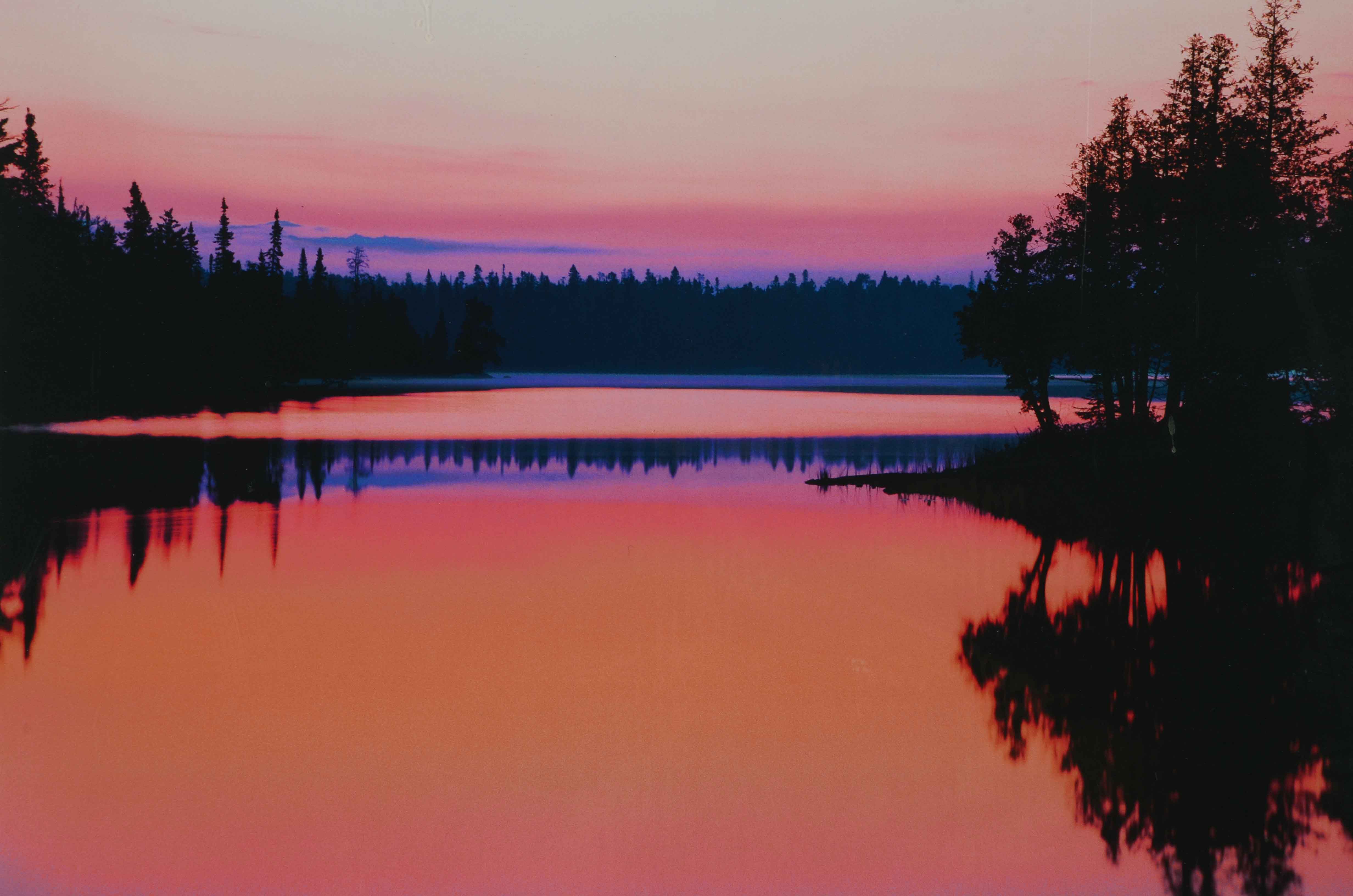 Ron Mellott Signed Limited Edition Digital Photographic Print "Quetico Sunrise"