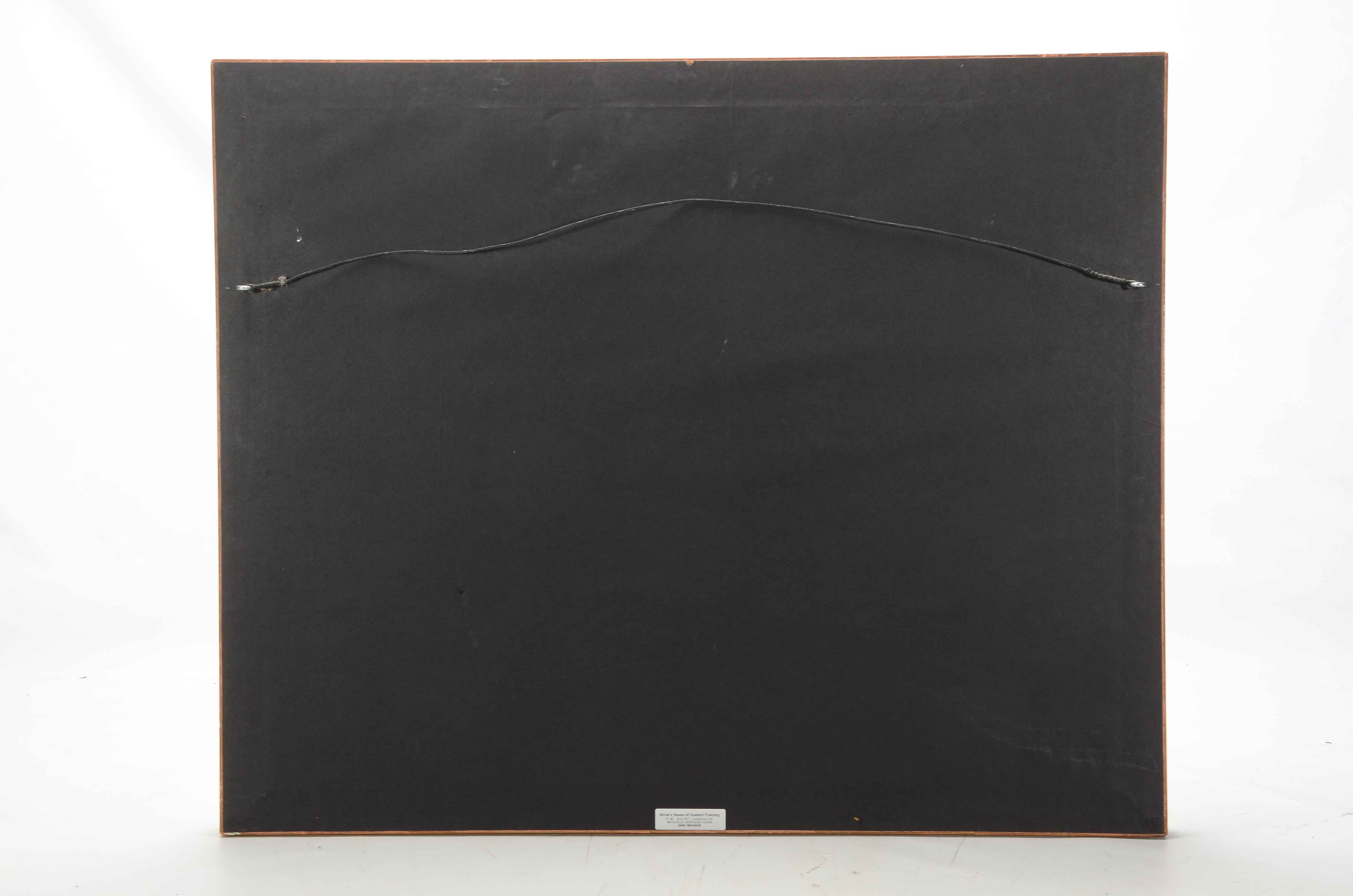 Offset Lithograph of Two Women in a Victorian Interior