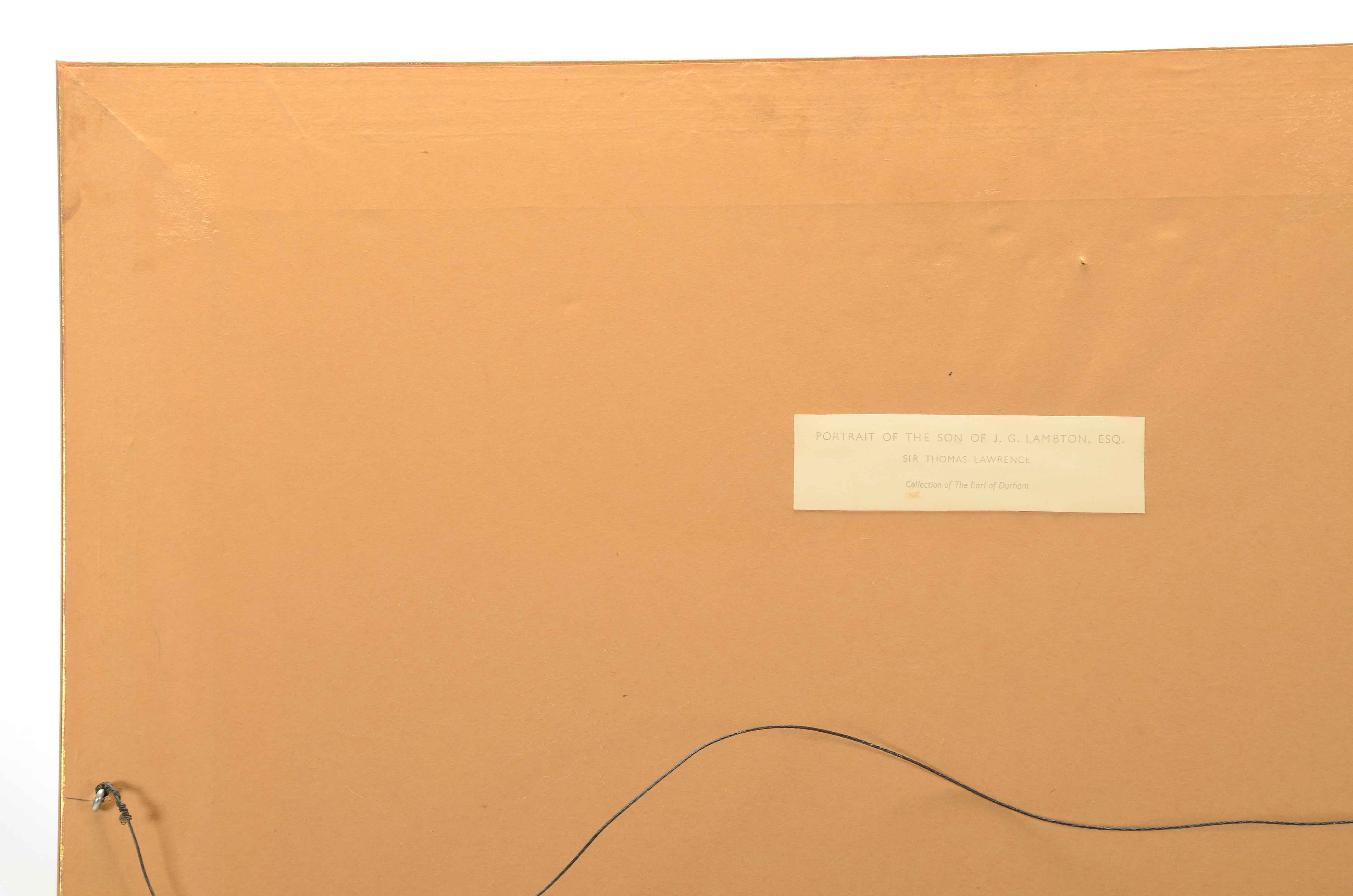 Color Photogravure after Sir Thomas Lawrence's "The Red Boy"