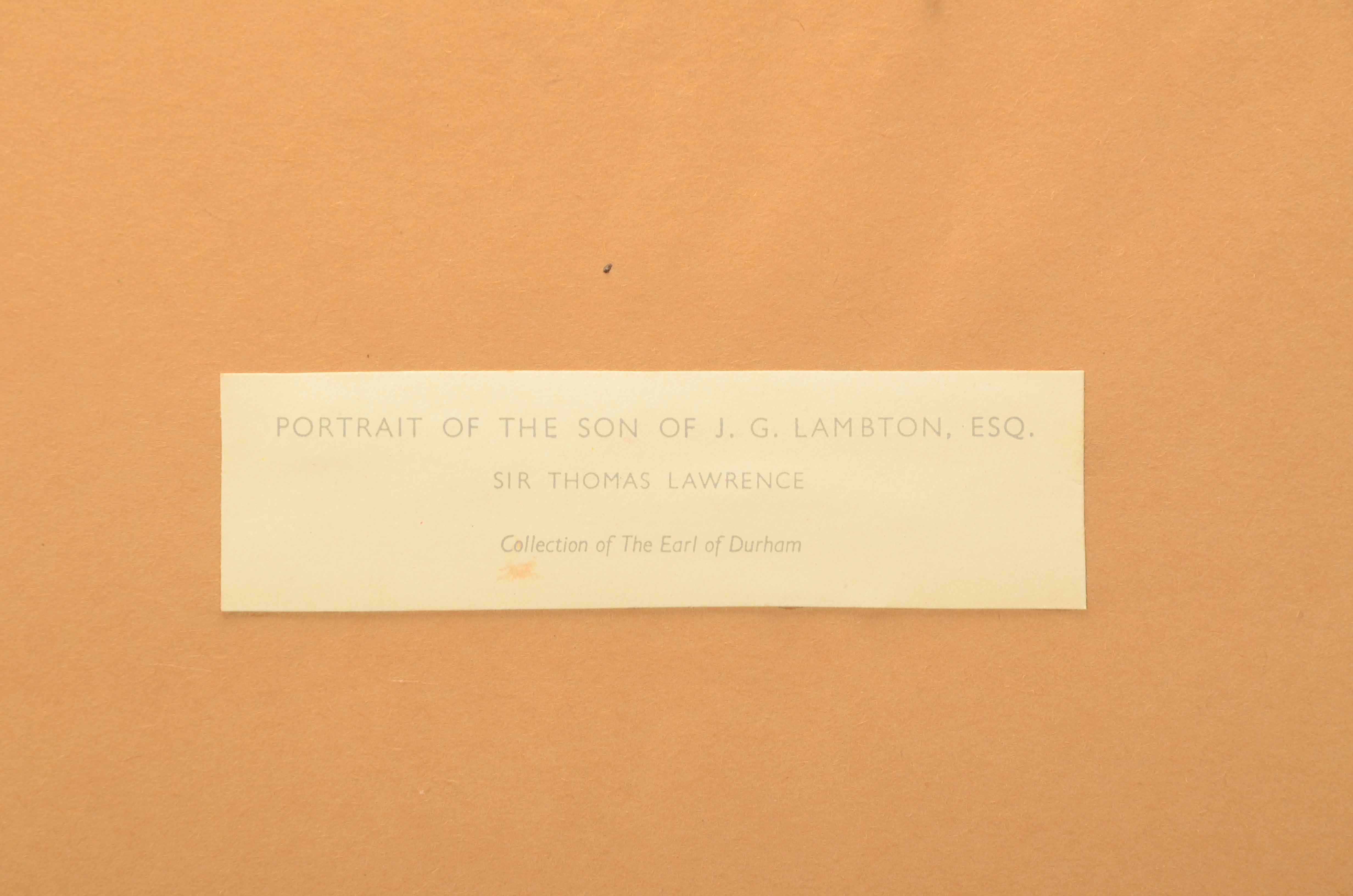 Color Photogravure after Sir Thomas Lawrence's "The Red Boy"