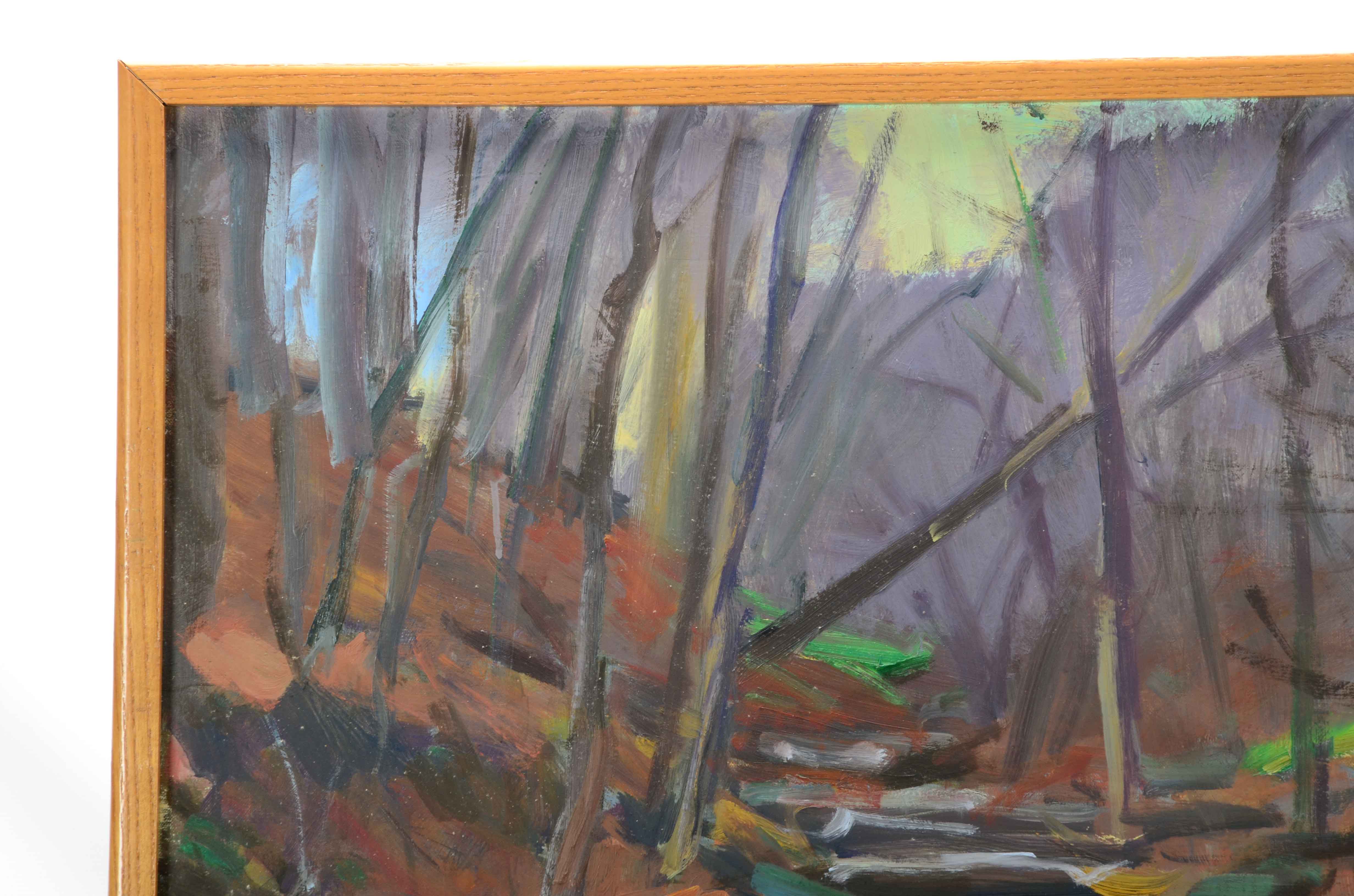 Original Signed Oil on Canvas Landscape Painting