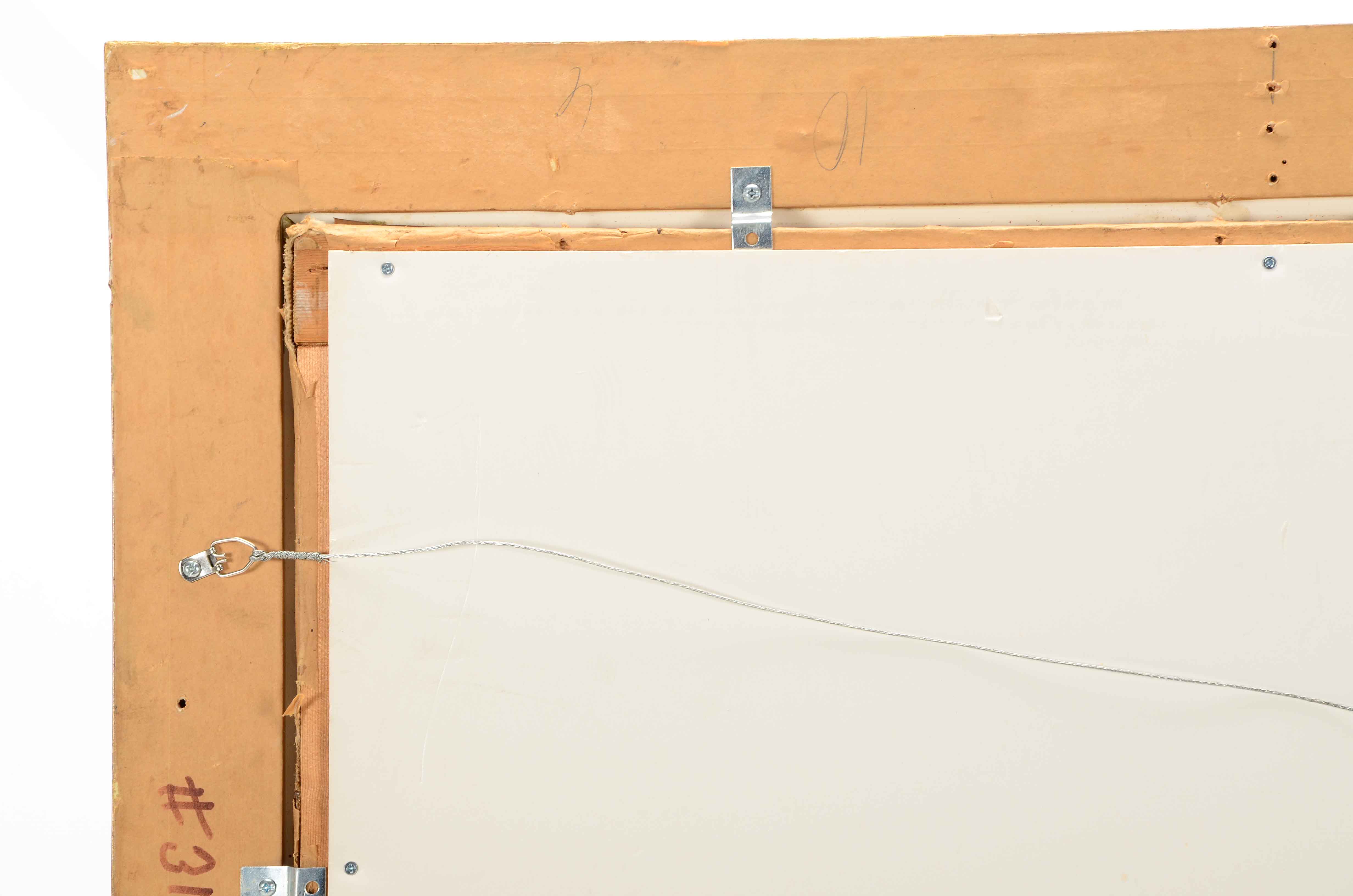 Original Antique Oil on Paperboard Landscape Painting