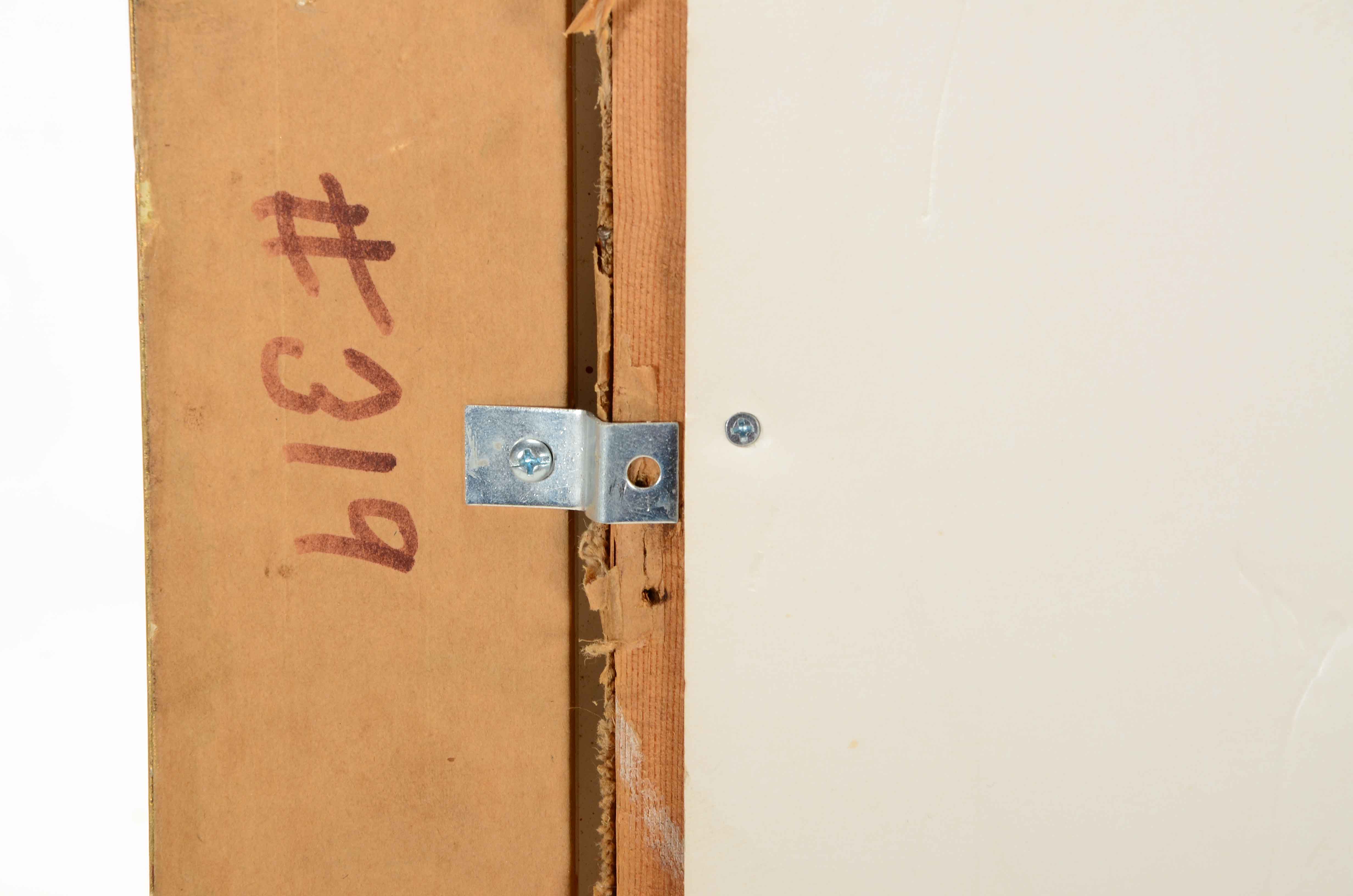 Original Antique Oil on Paperboard Landscape Painting