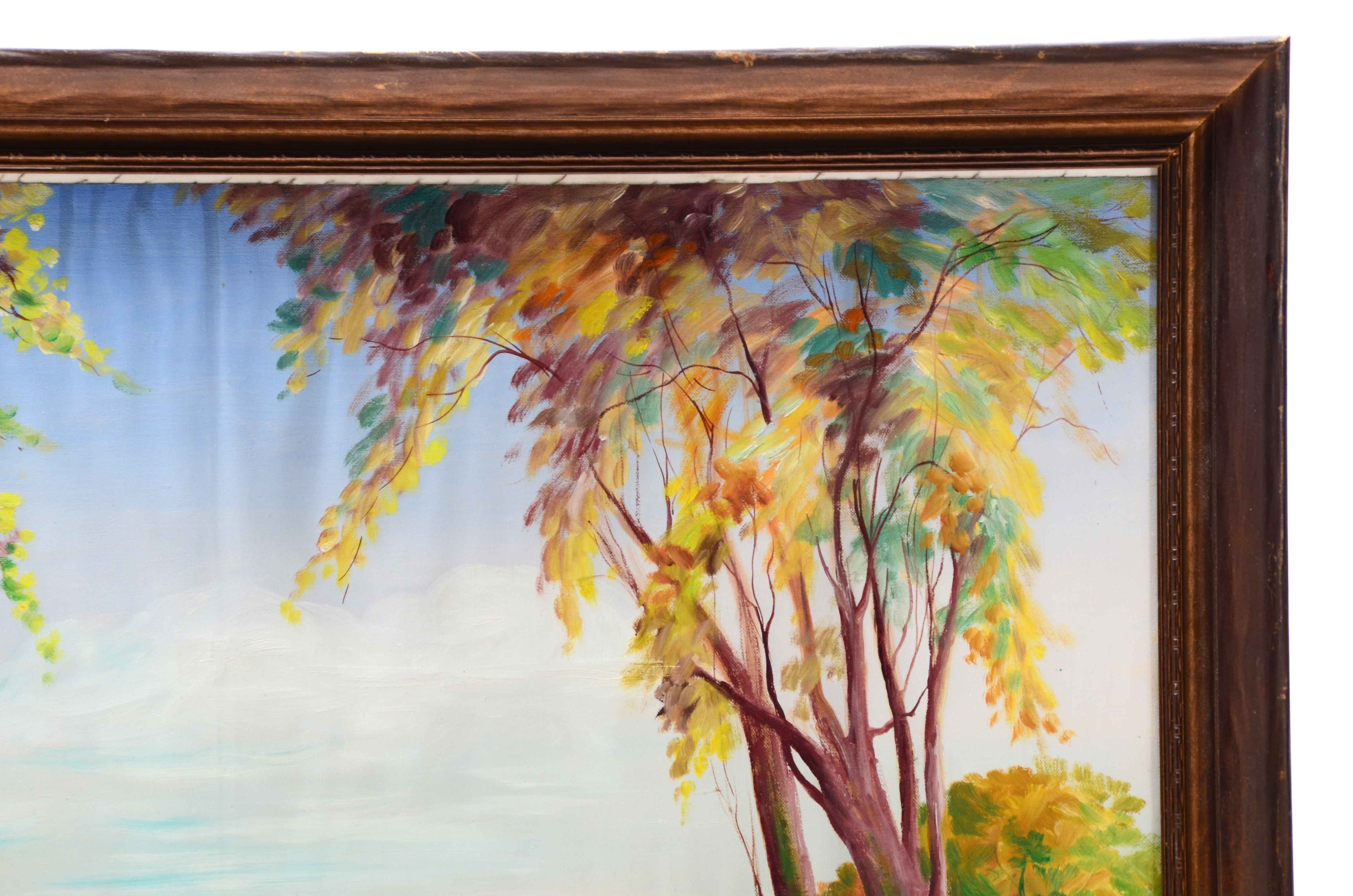 Thomas Acrylic Landscape Painting on Canvas