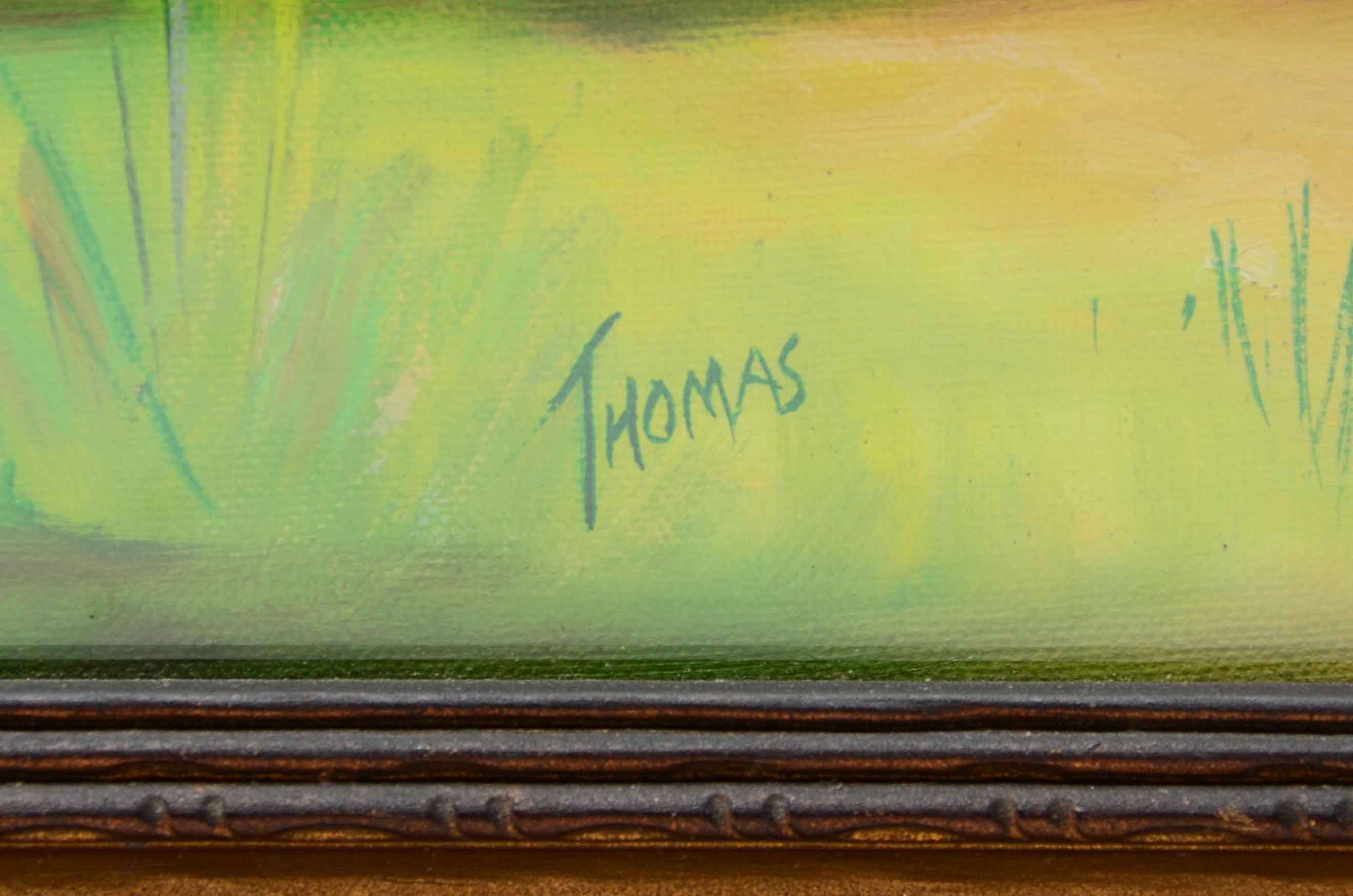 Thomas Acrylic Landscape Painting on Canvas