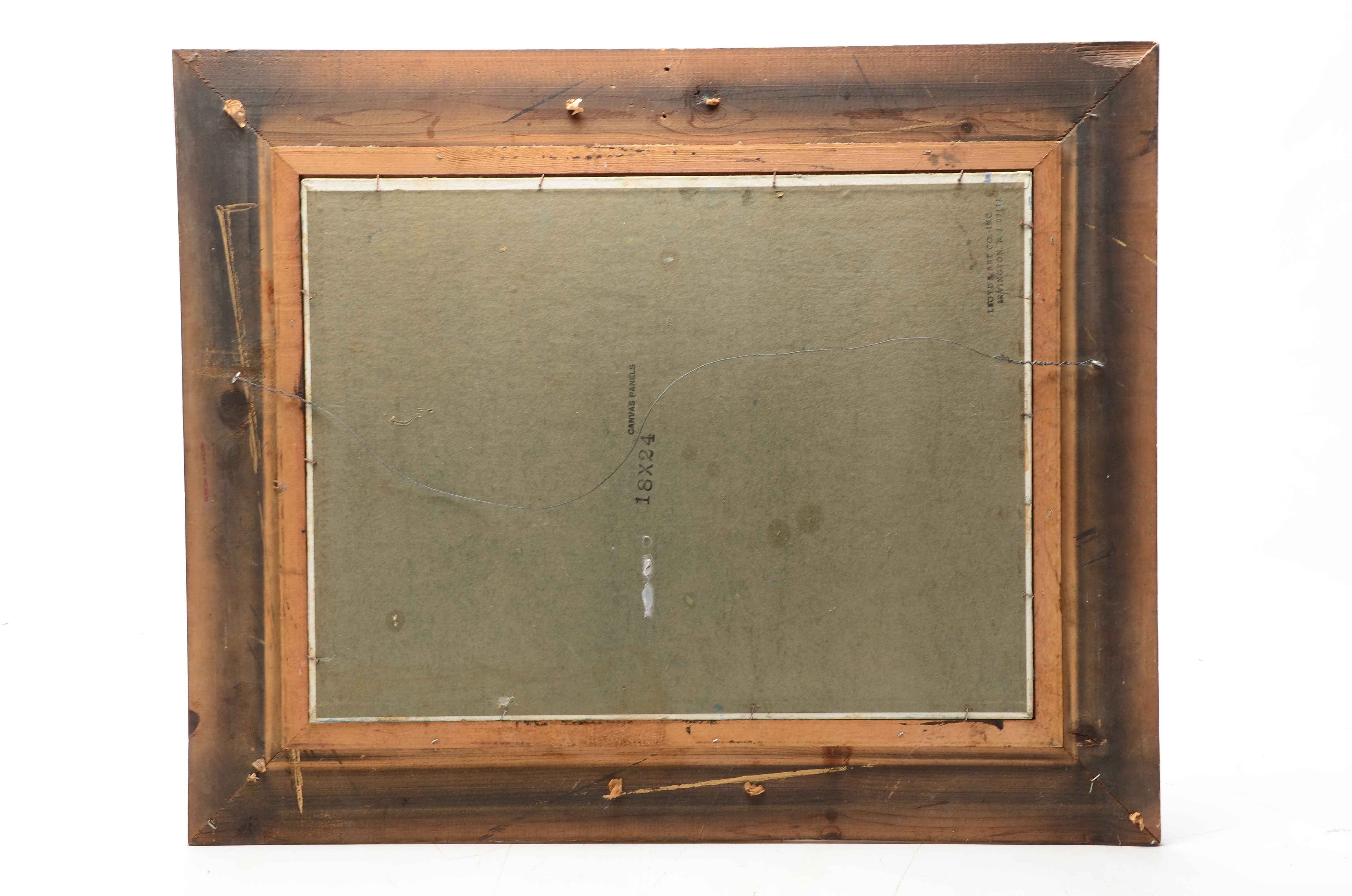 Florence Pardun Original 1978 Oil Painting on Academy Board