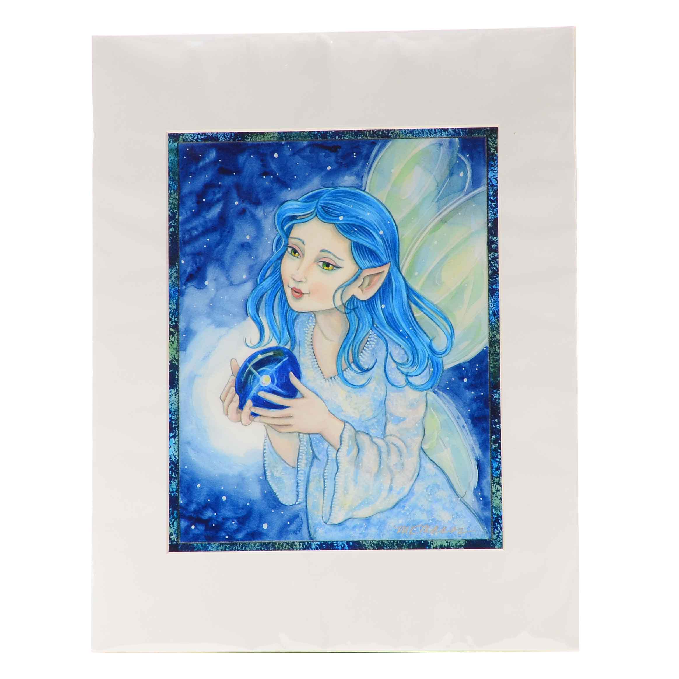 Mary Maass Signed Giclee "Winer Fairy II"