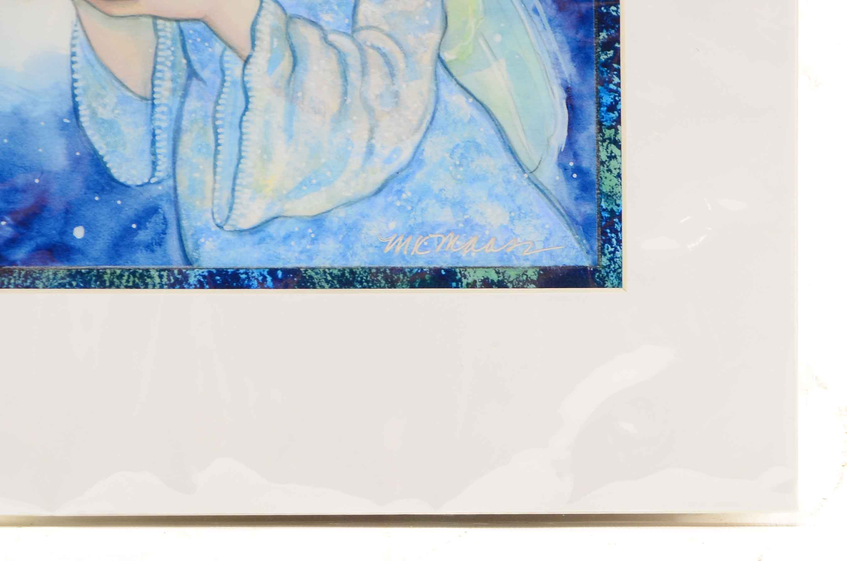 Mary Maass Signed Giclee "Winer Fairy II"