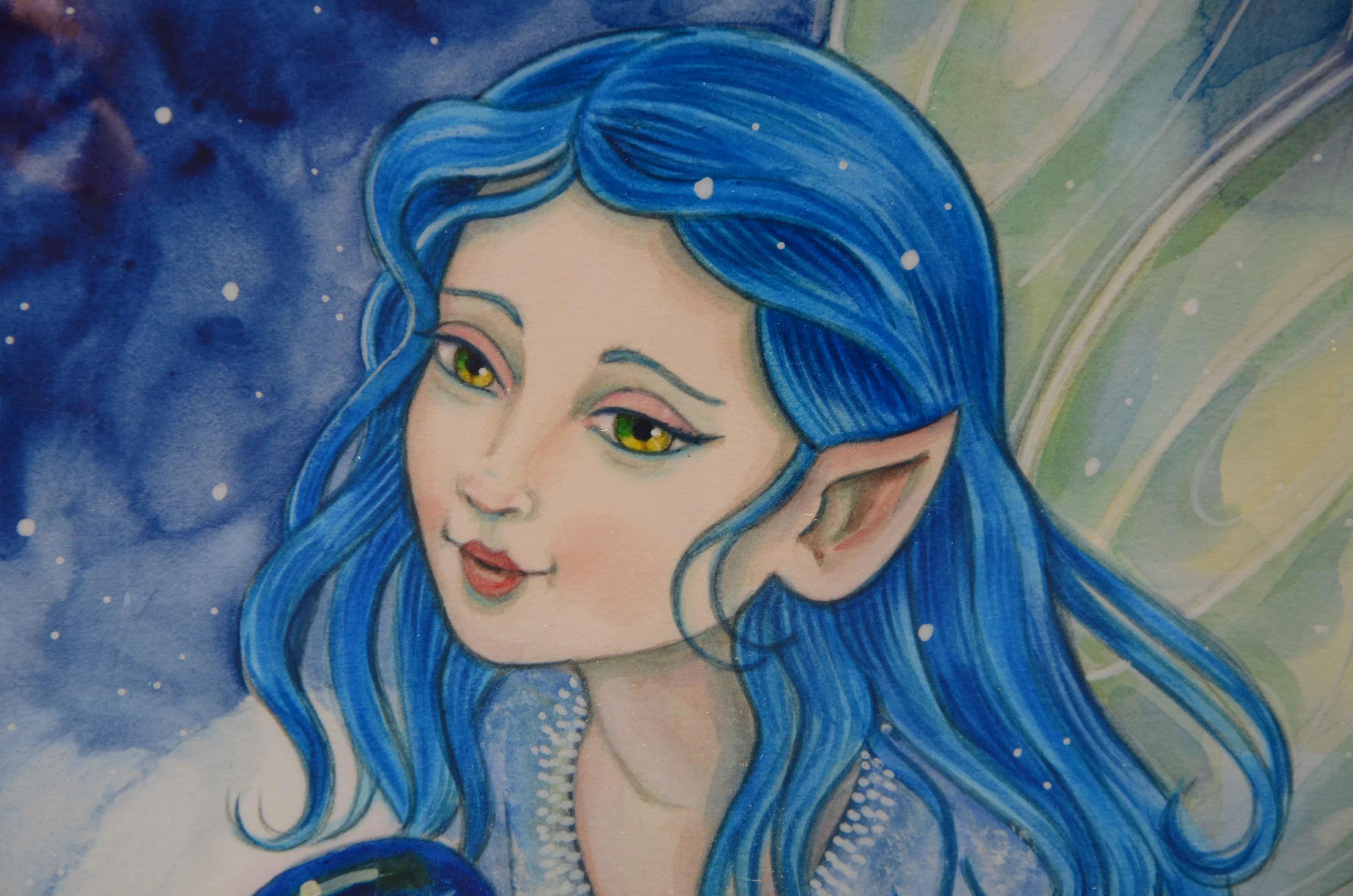 Mary Maass Signed Giclee "Winer Fairy II"