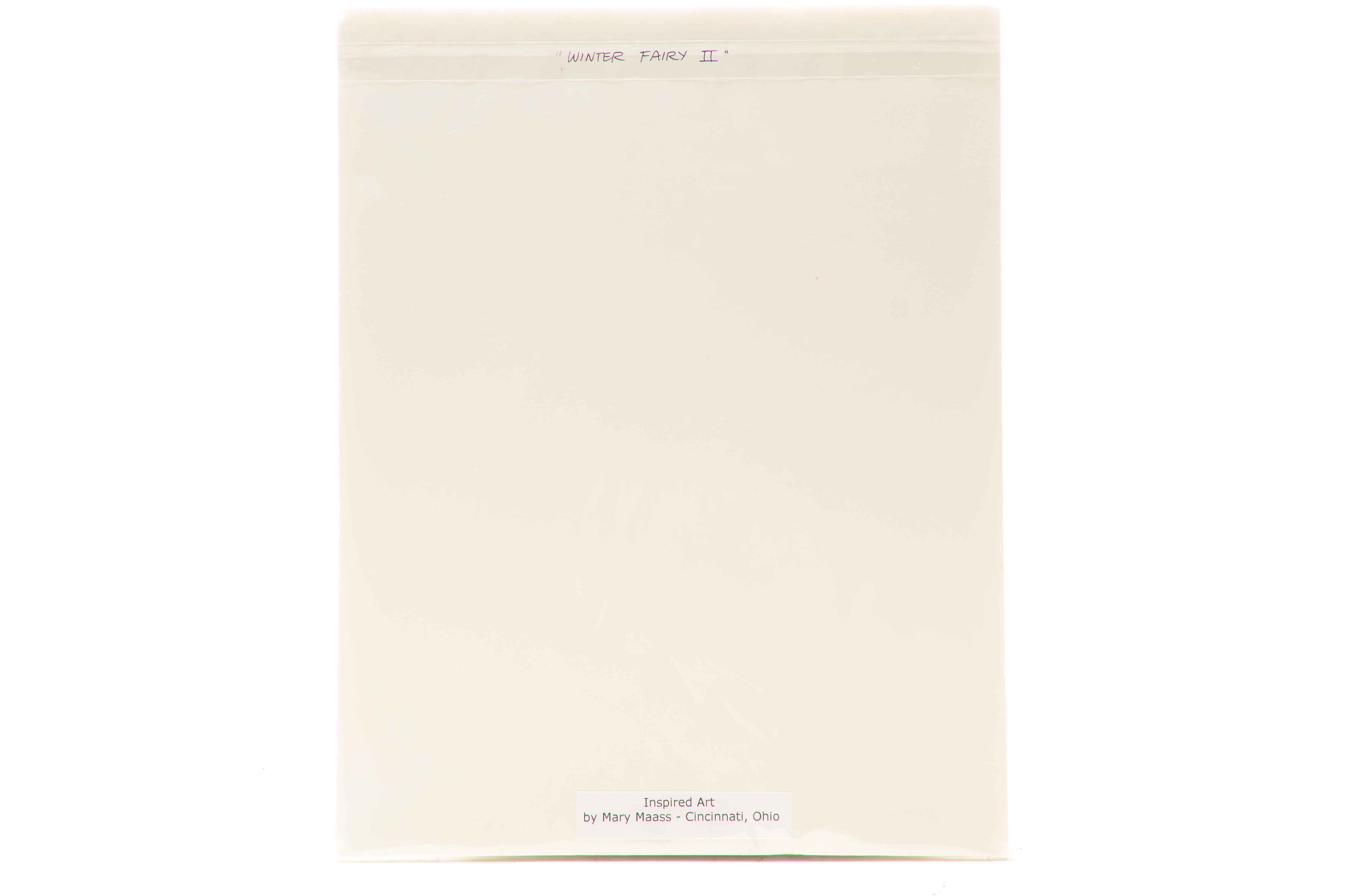 Mary Maass Signed Giclee "Winer Fairy II"