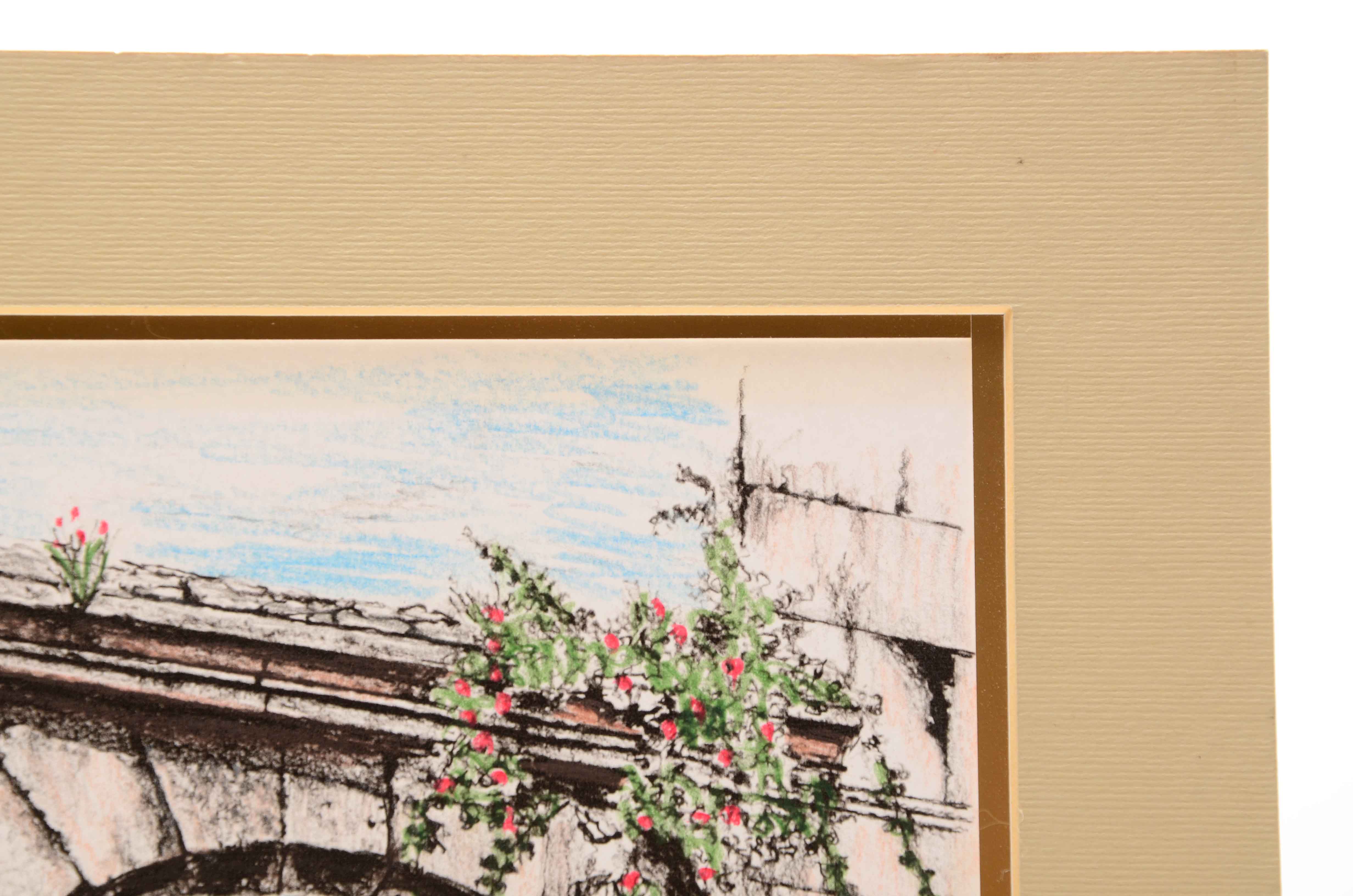 Pair of Hand-Colored Giclees on Paper After Ante Slatina