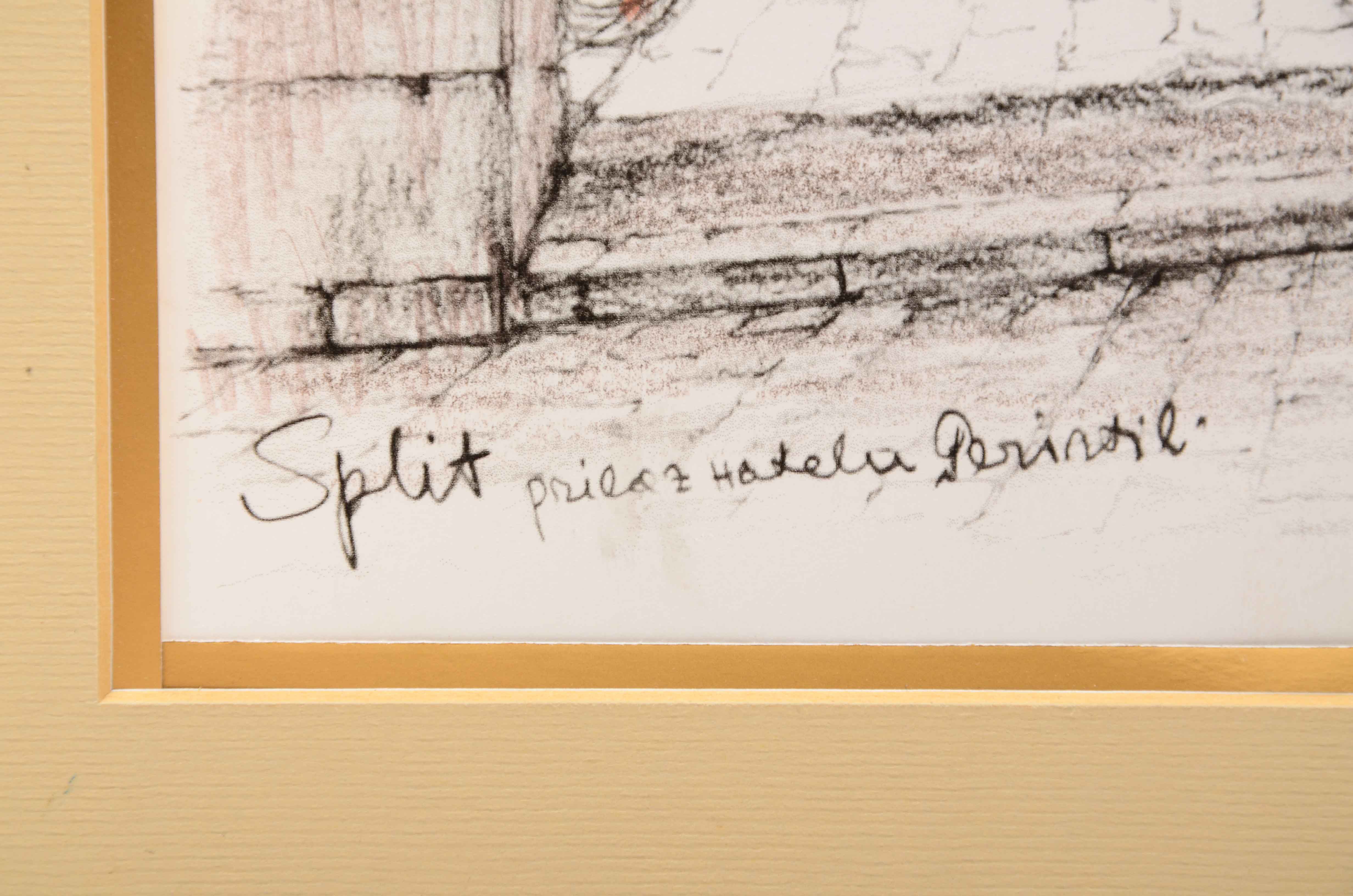 Pair of Hand-Colored Giclees on Paper After Ante Slatina