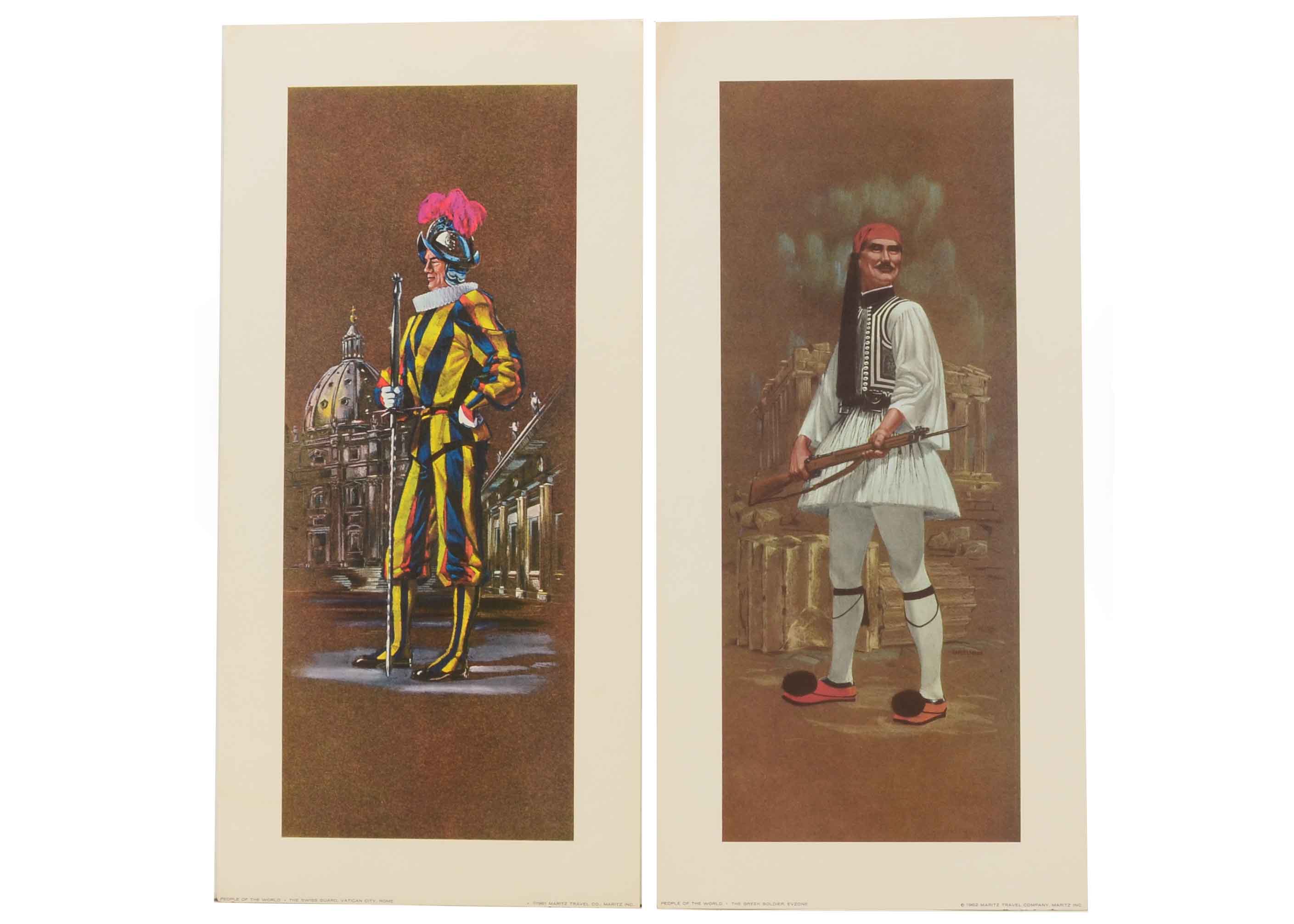 Collection of Offset Lithographs from "People of the World"