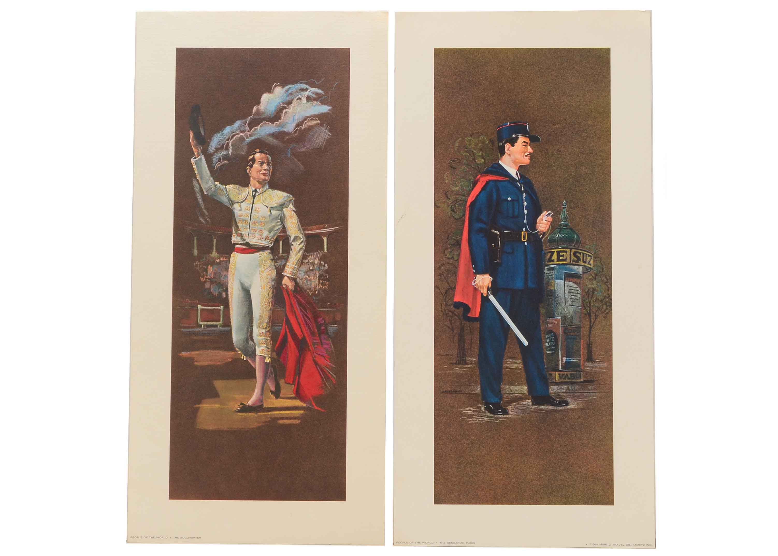Collection of Offset Lithographs from "People of the World"