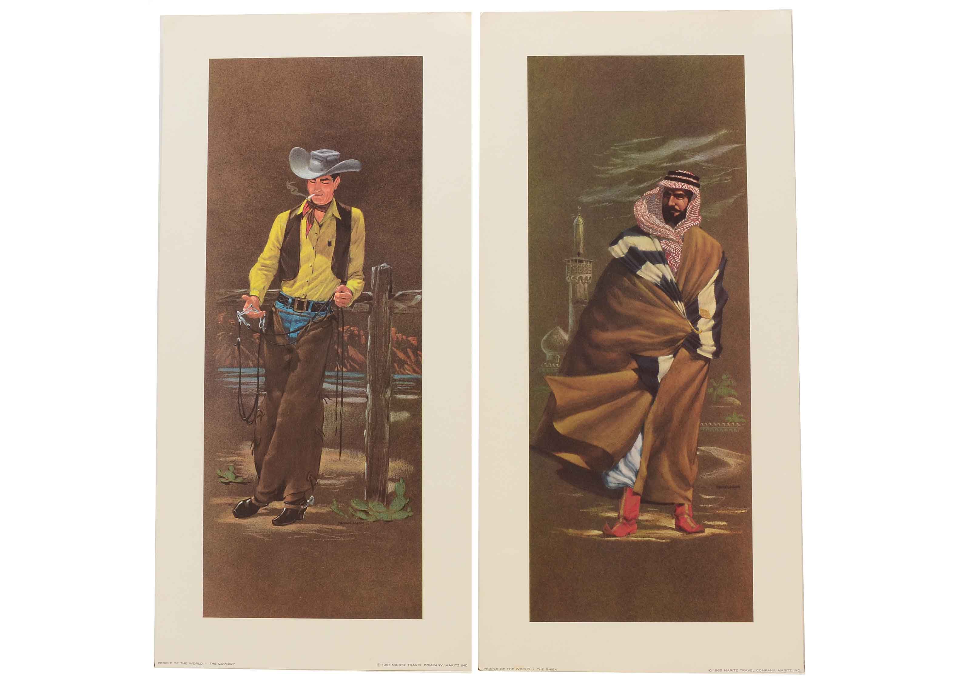 Collection of Offset Lithographs from "People of the World"