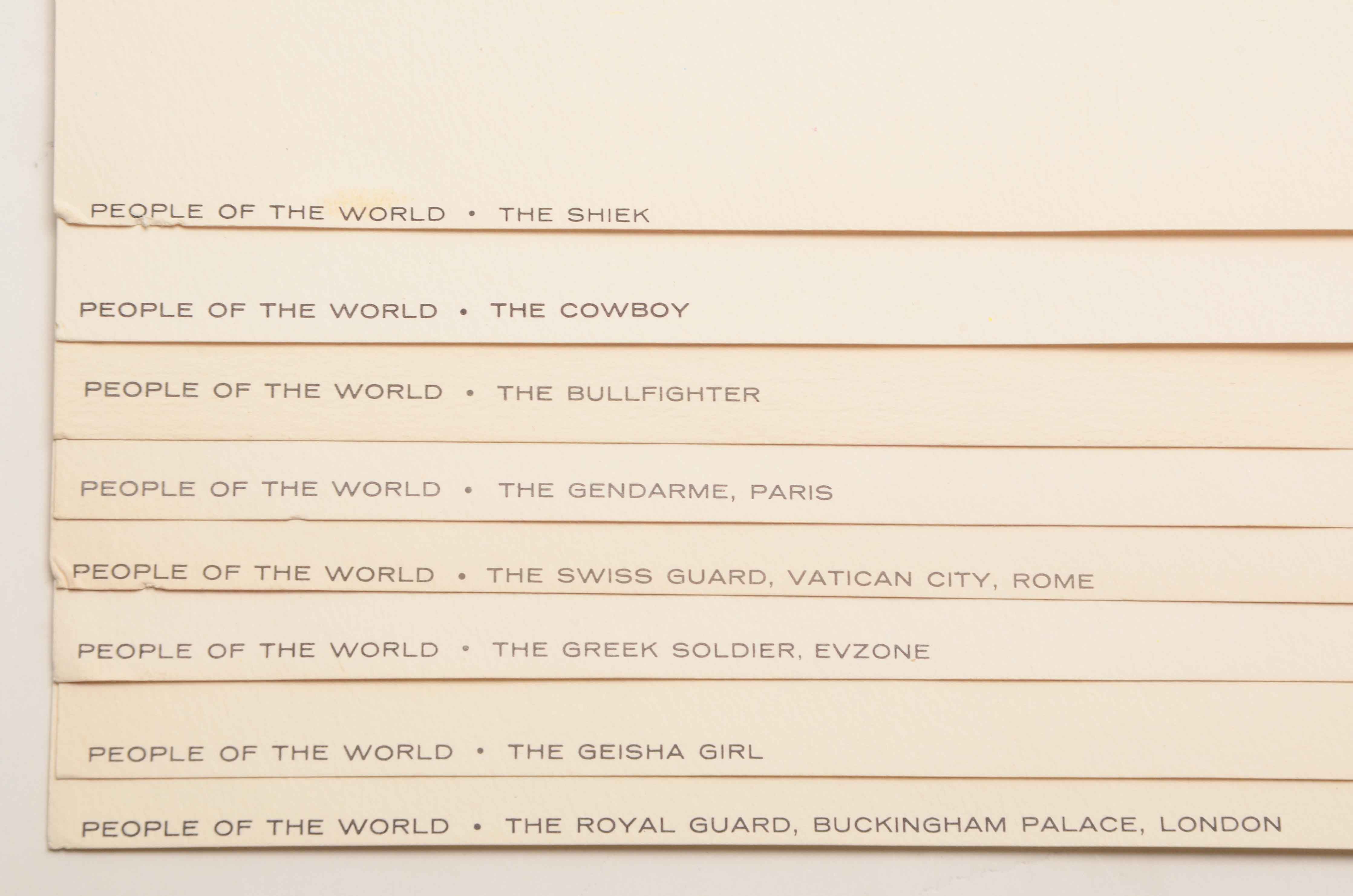 Collection of Offset Lithographs from "People of the World"