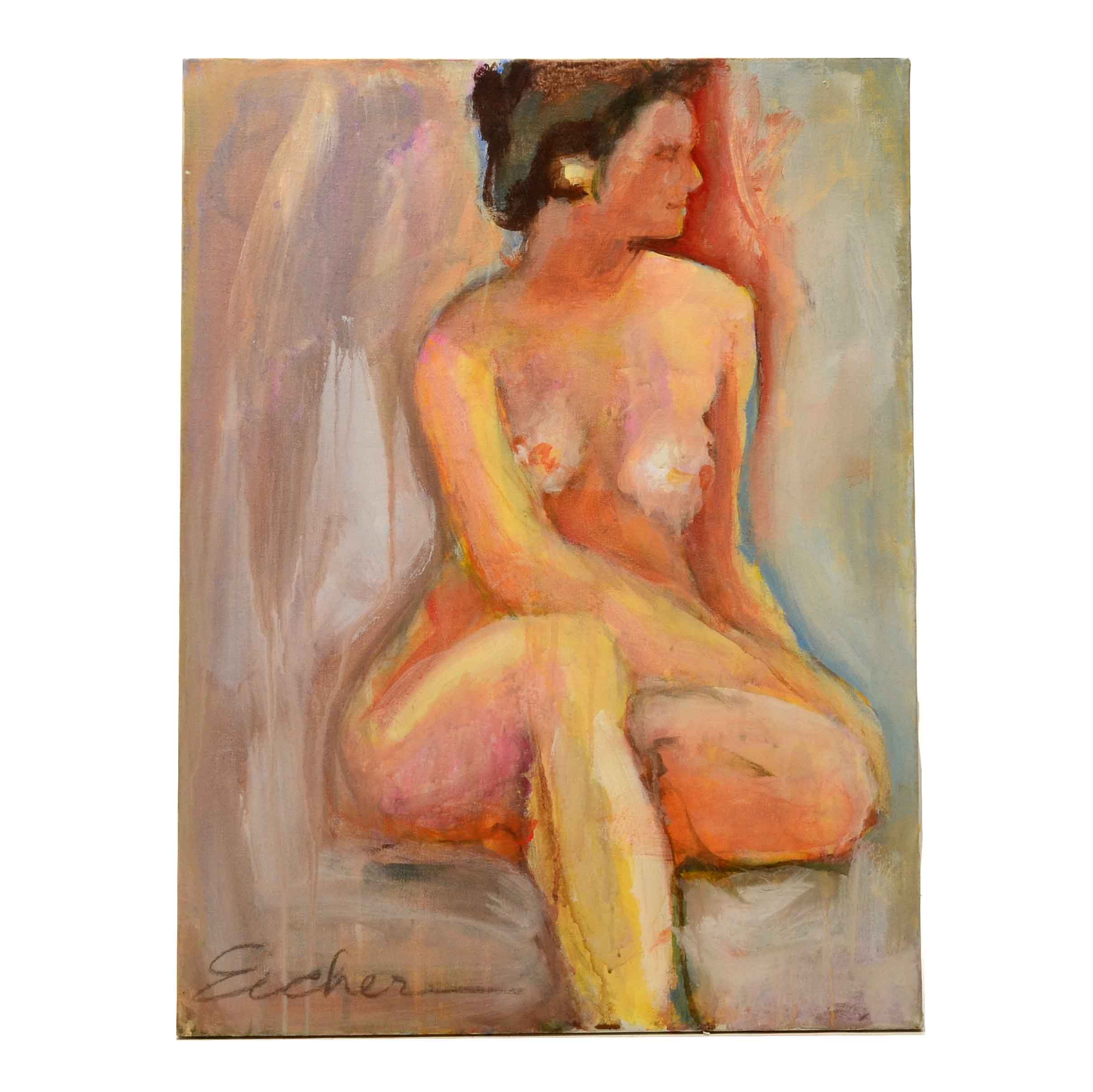 Charlotte Eicher Original Oil Painting on Canvas