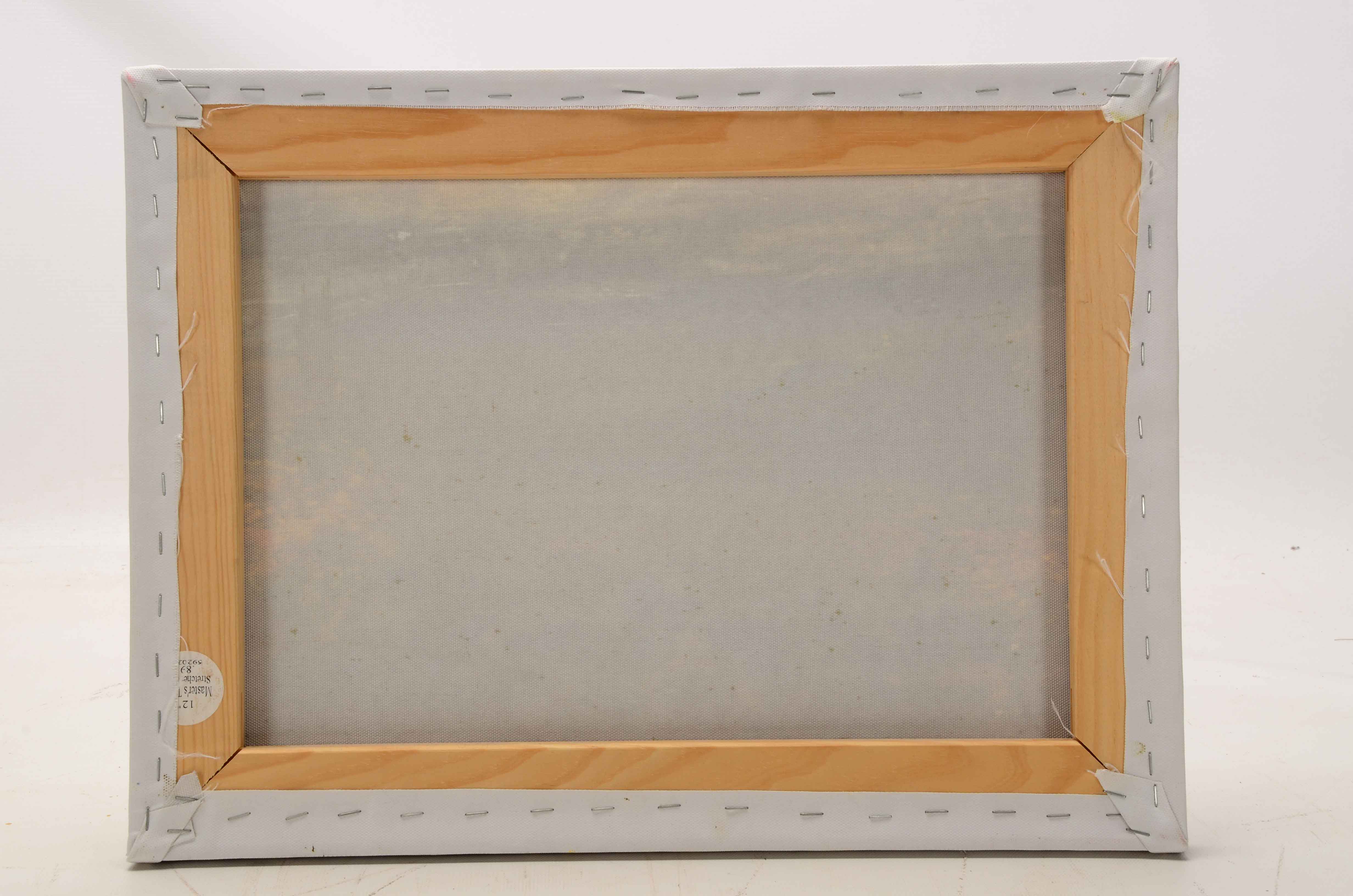 E. Martino Original Signed Acrylic Painting on Canvas of an Italian Landscape