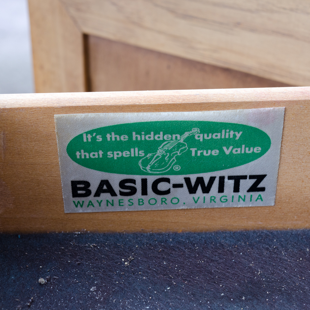 Vintage Maple China Cabinet