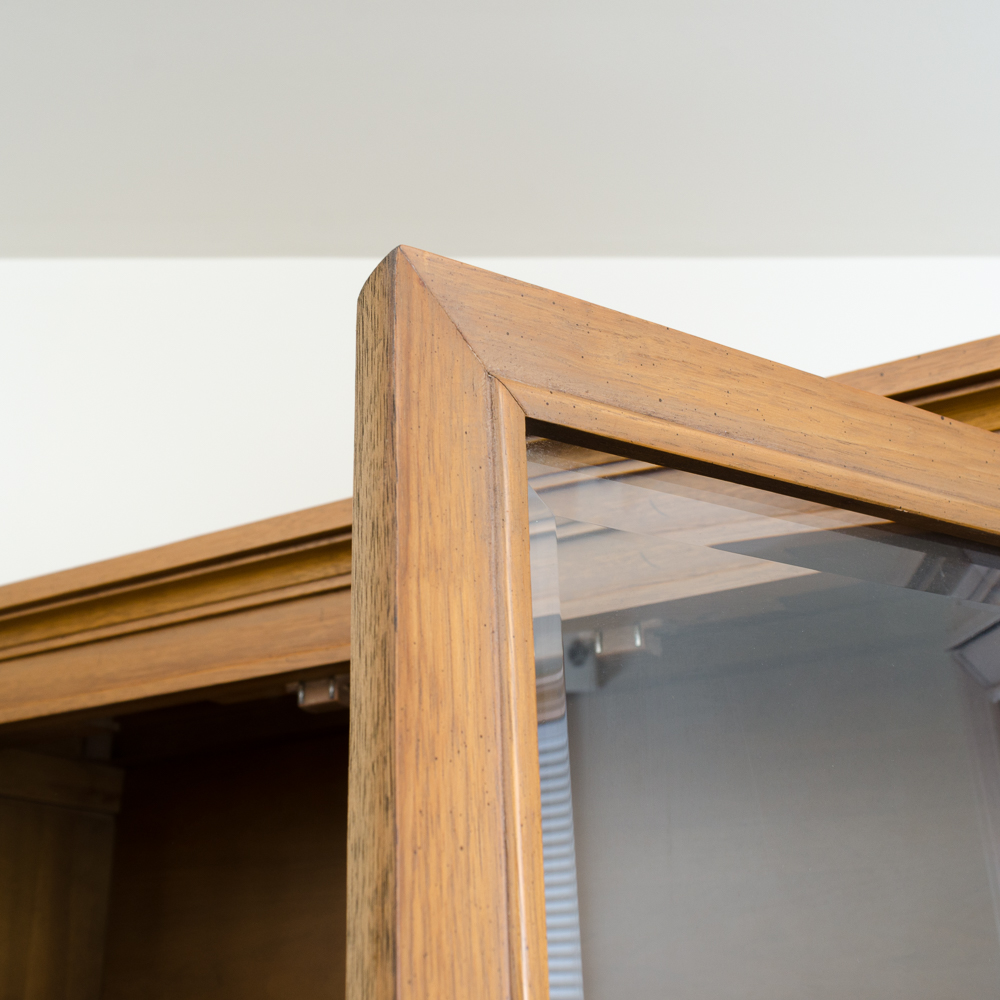 Vintage Maple China Cabinet