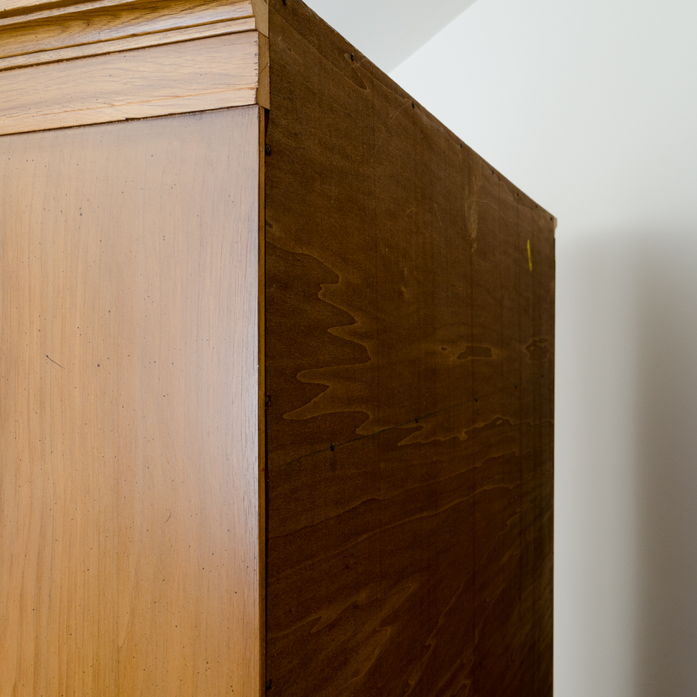 Vintage Maple China Cabinet