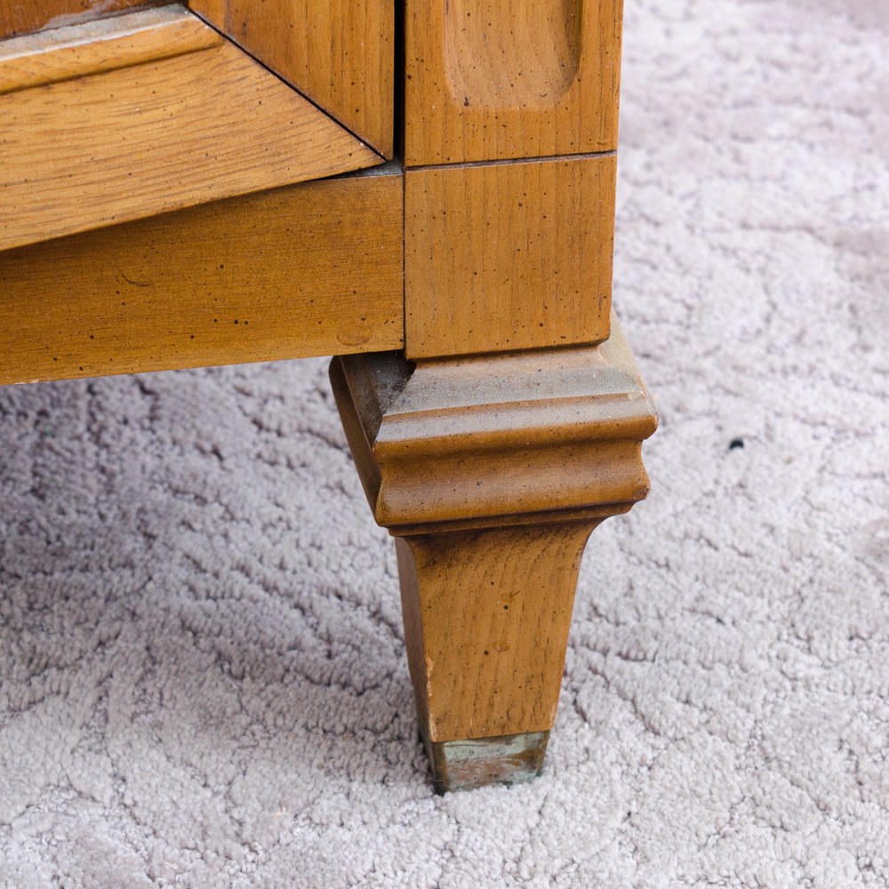 Vintage Maple China Cabinet