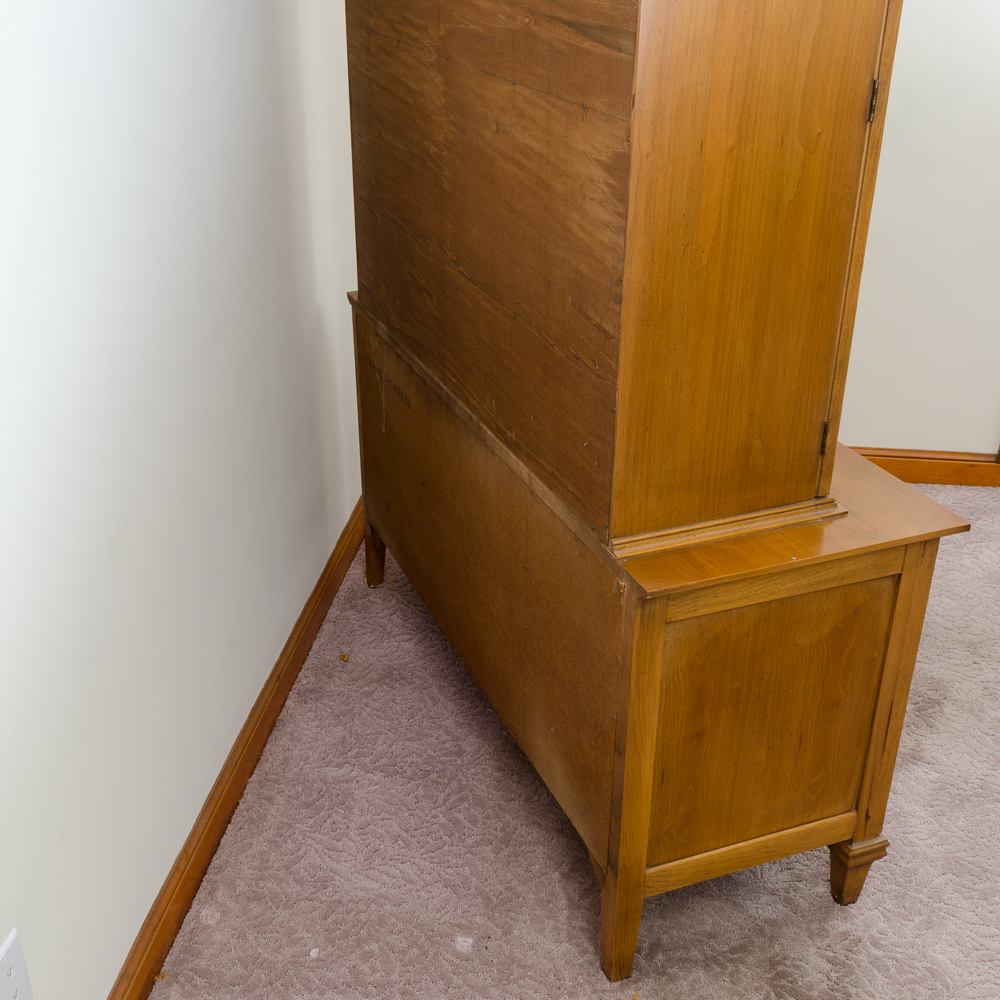 Vintage Maple China Cabinet