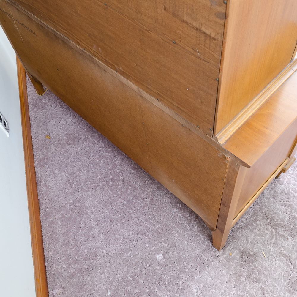 Vintage Maple China Cabinet