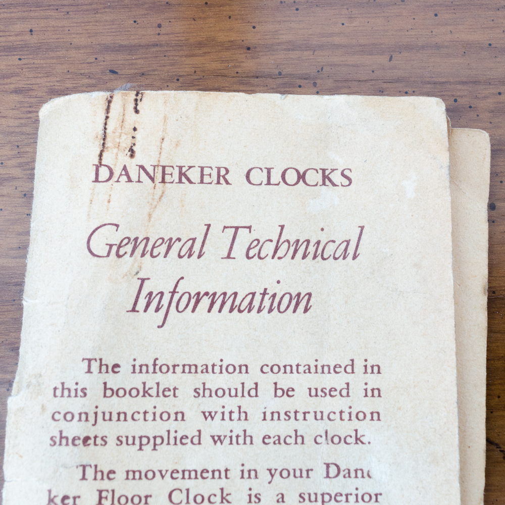 Daneker "Tempus Fugit" Grandmother Clock