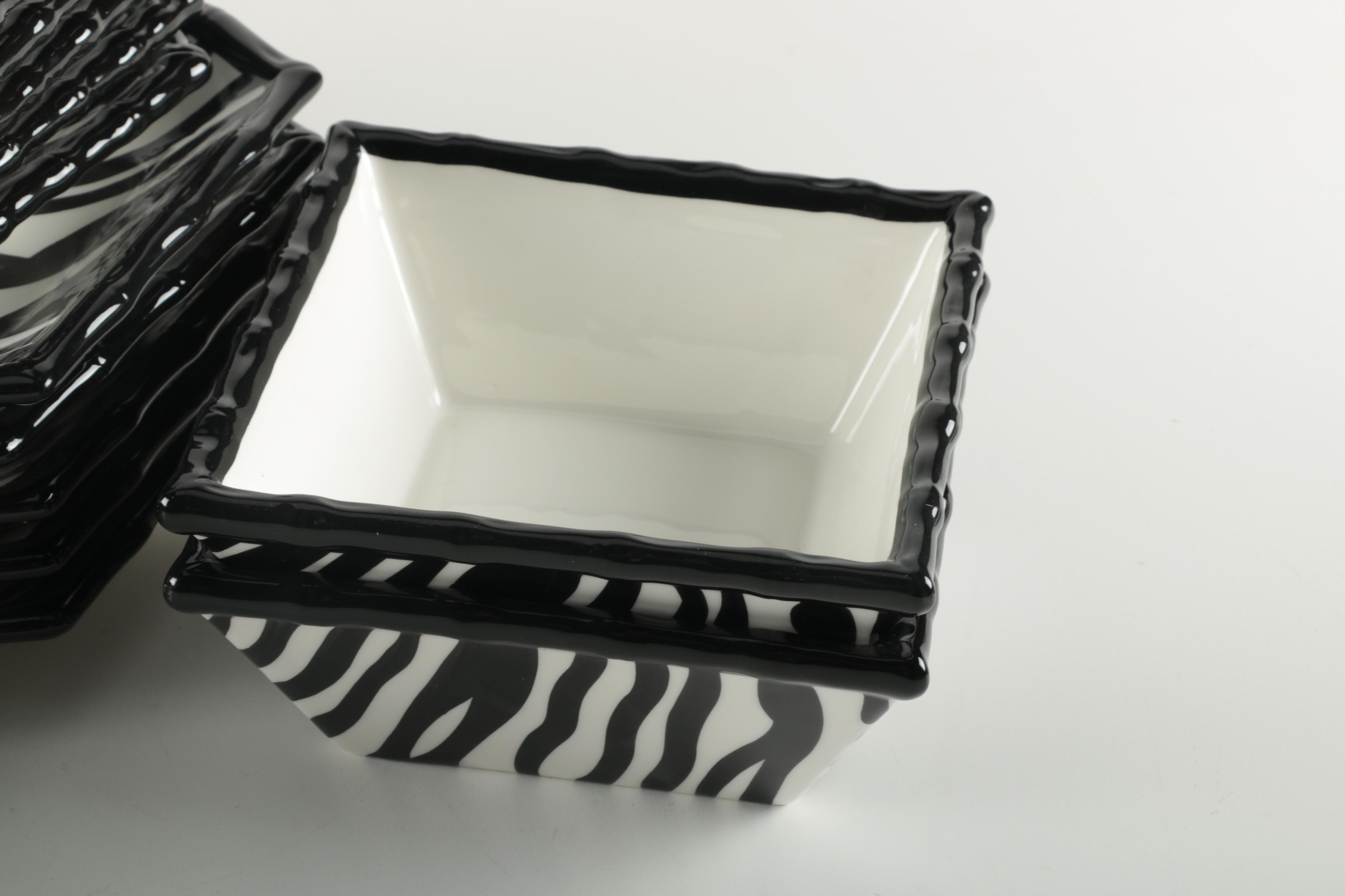 Roscher & Co "Zebra" Place Settings