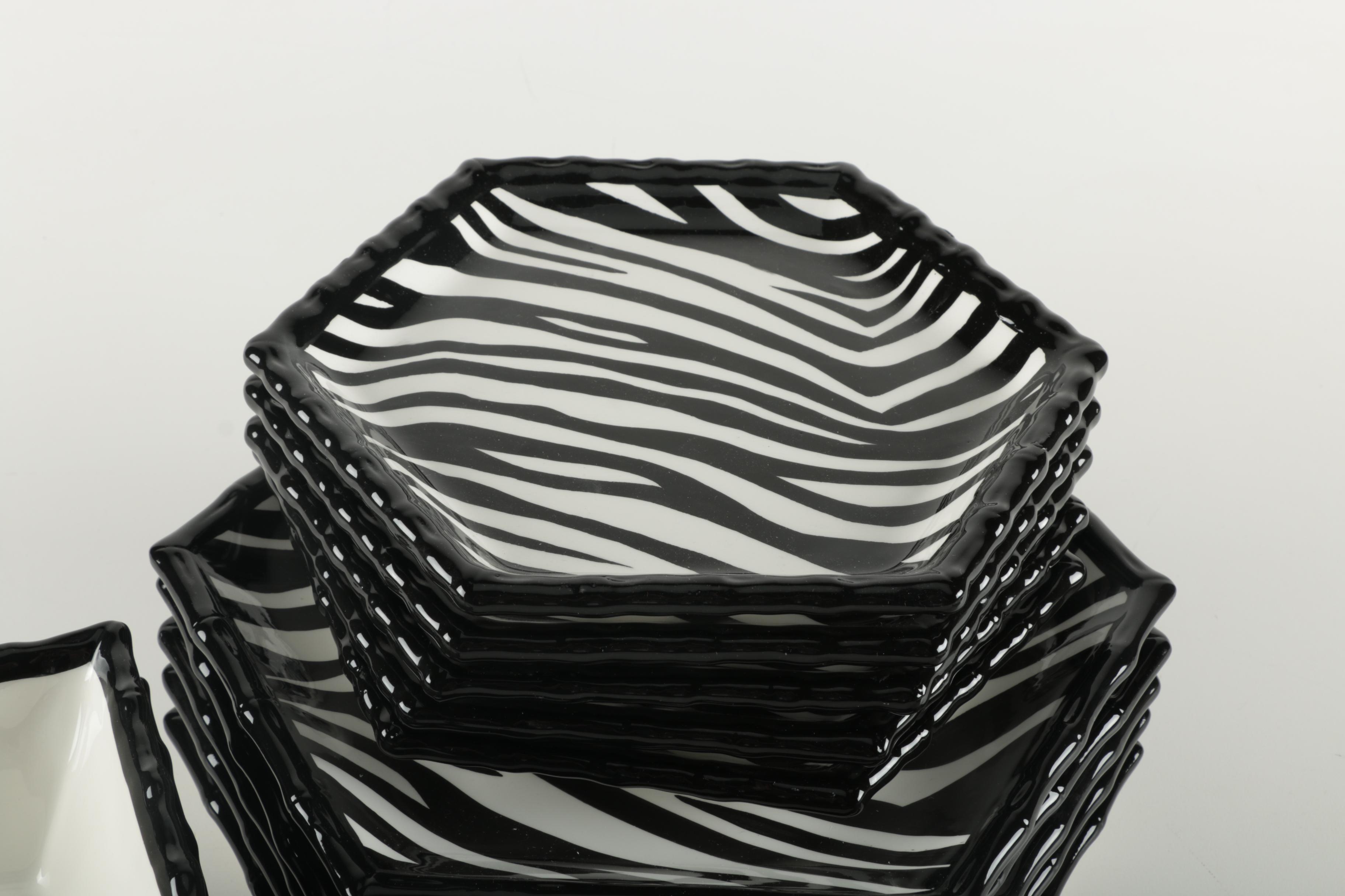 Roscher & Co "Zebra" Place Settings