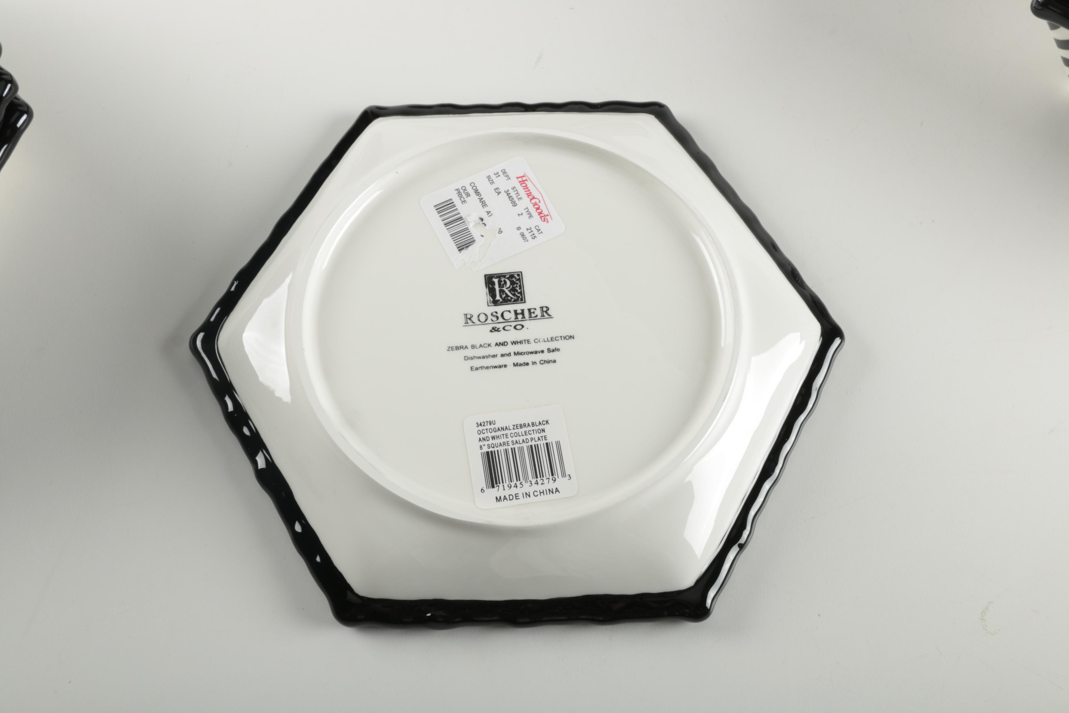 Roscher & Co "Zebra" Place Settings