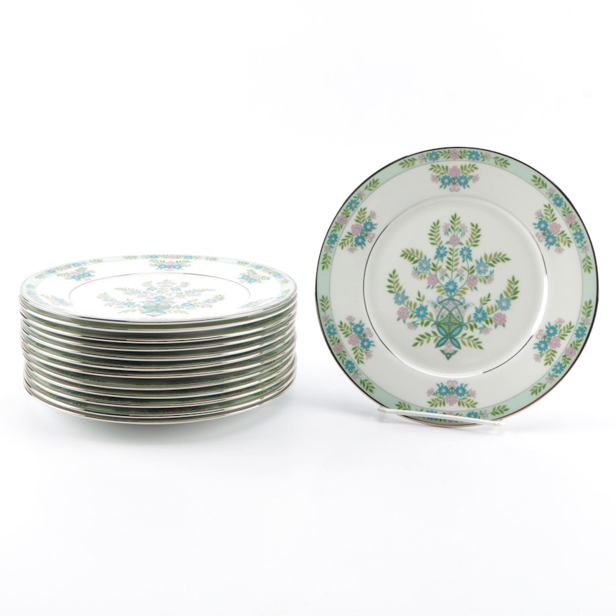 Oxford "Willow Tree" Bone China Salad Plate Set