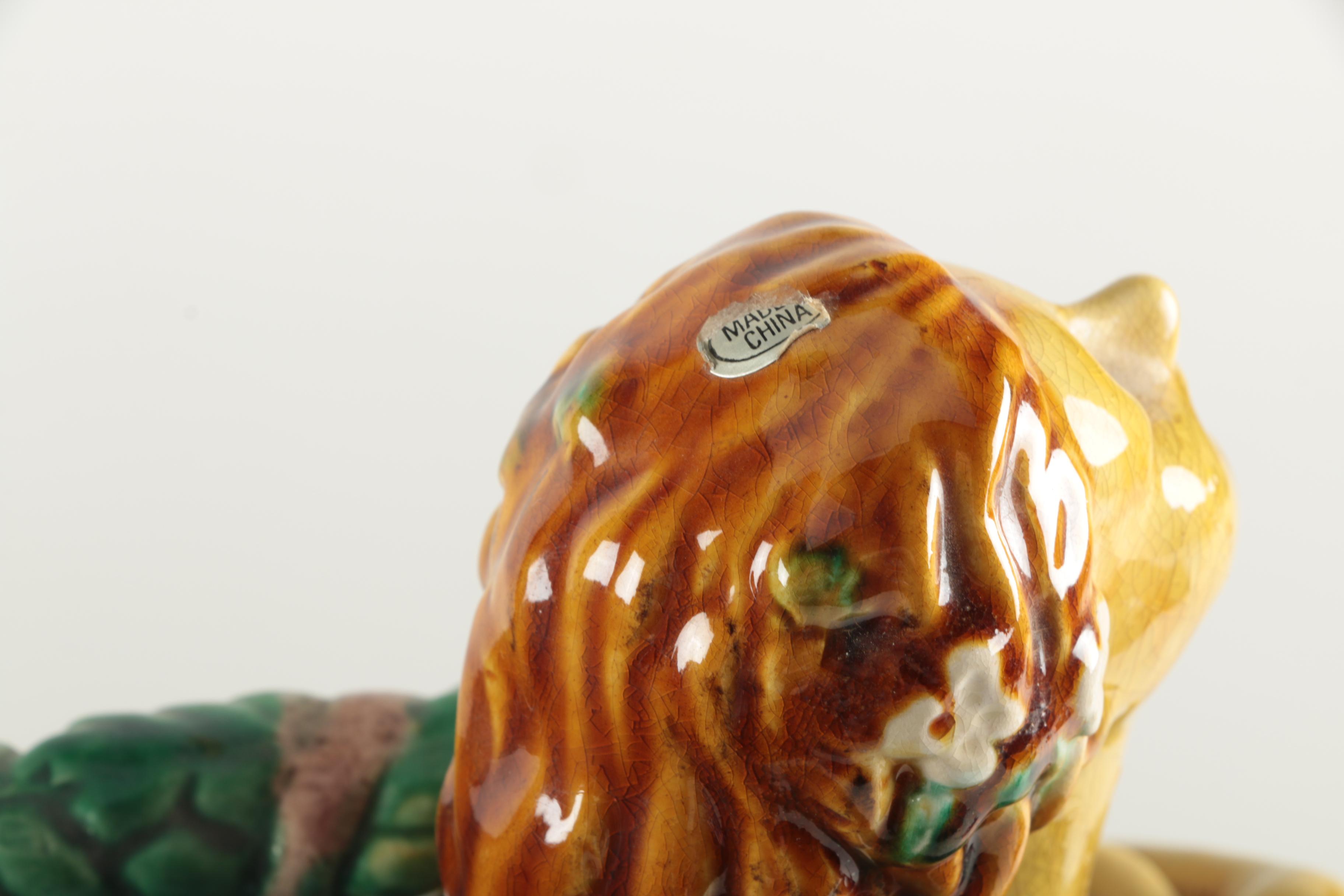 Reproduction Majolica Style Fruit Bowl