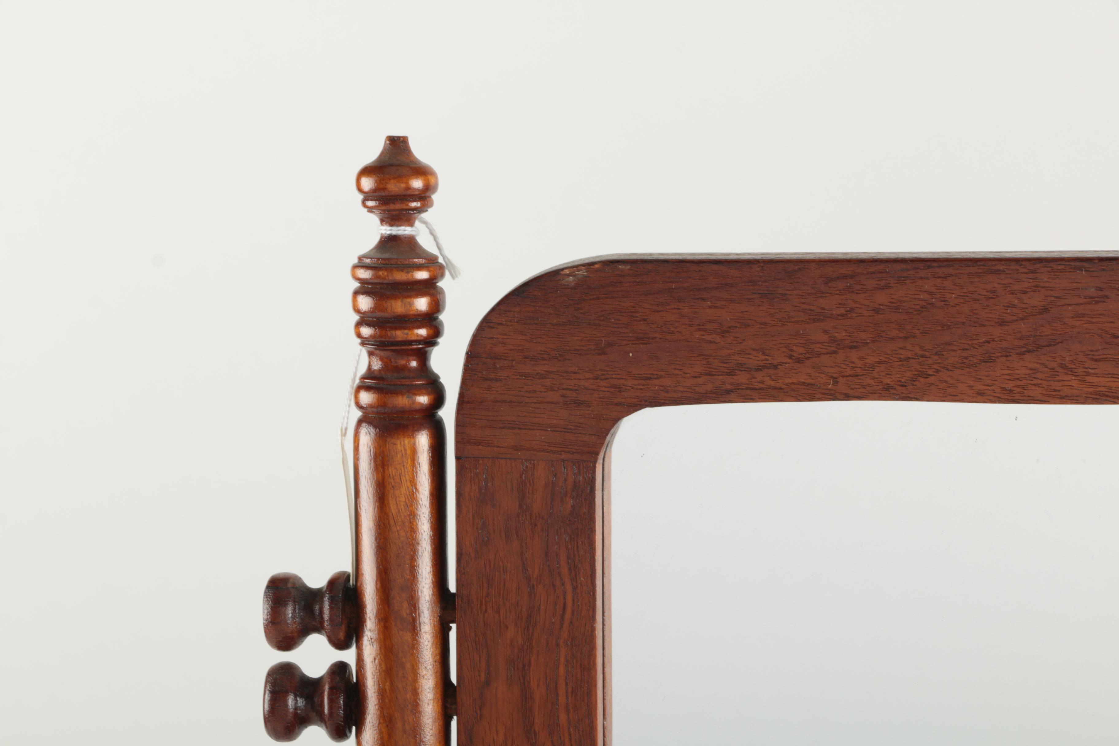 Small Wooden Jewelry Box with Mirror