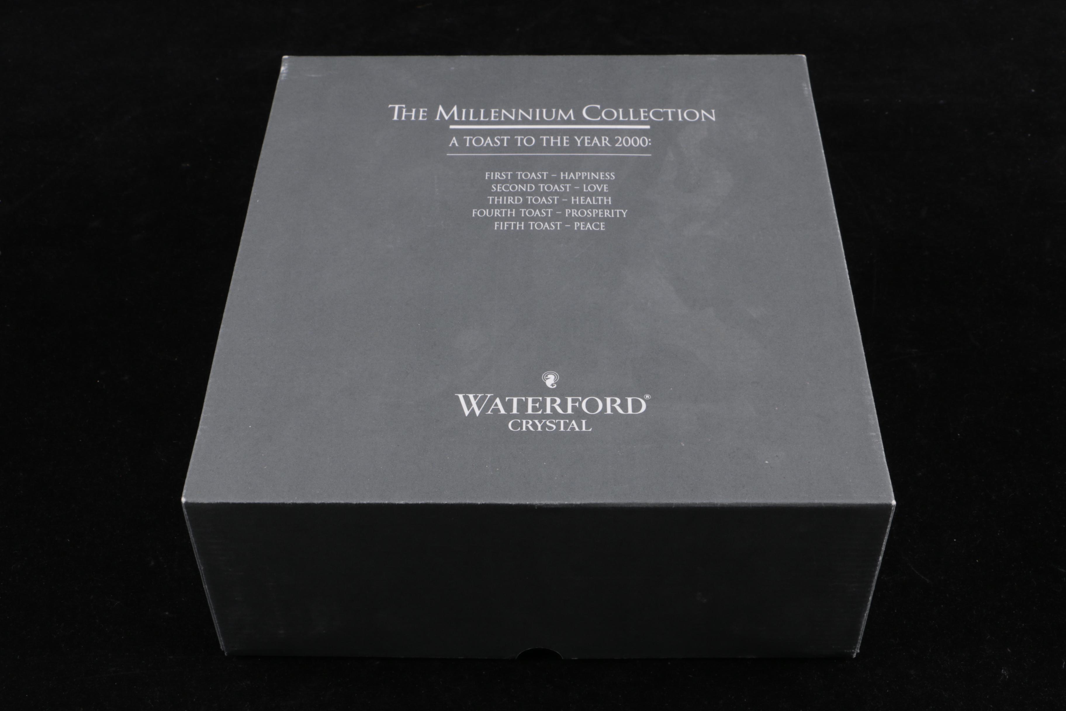 Waterford Crystal "Millennium Series: Prosperity" Champagne Glasses