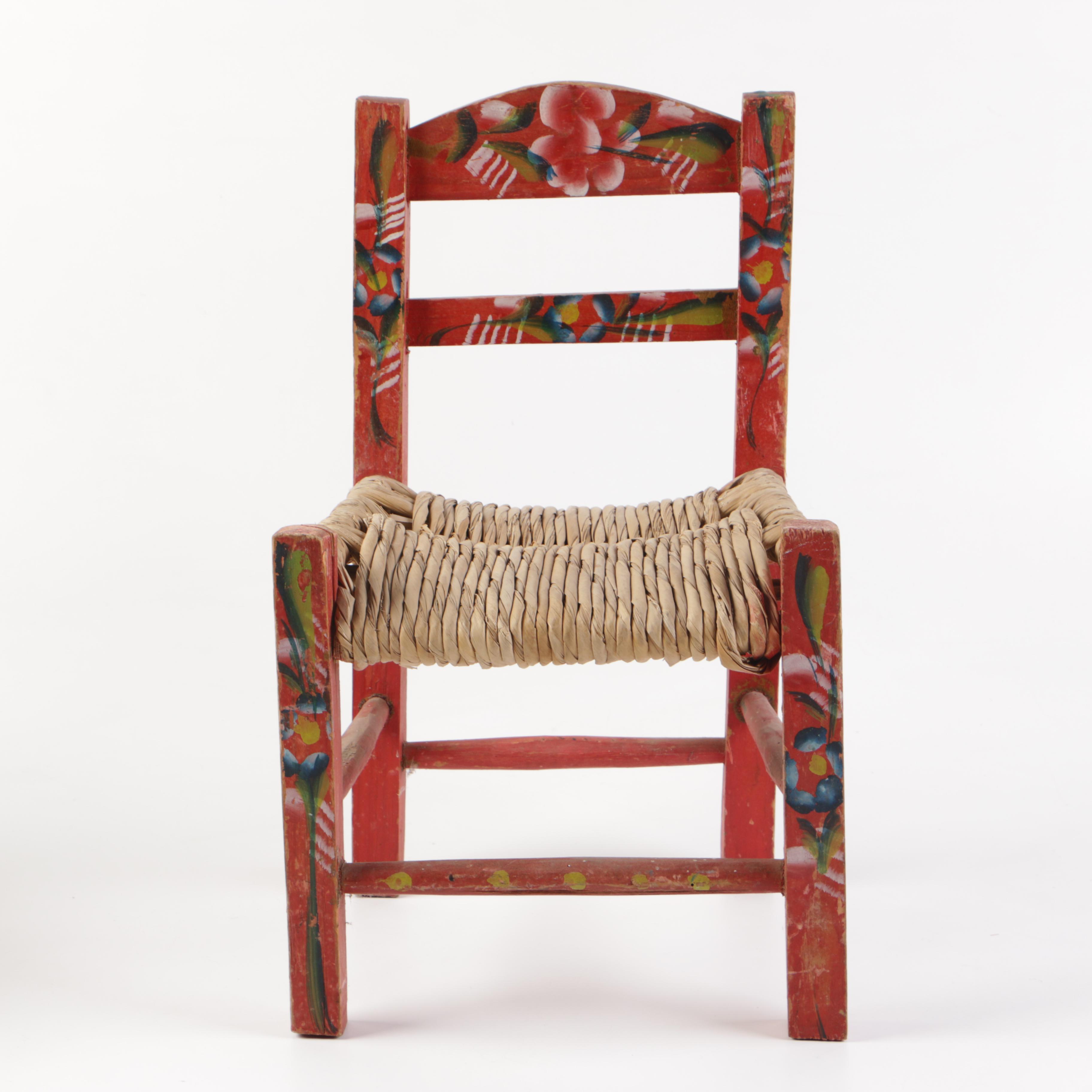 Childrens Chairs with Rush Seats