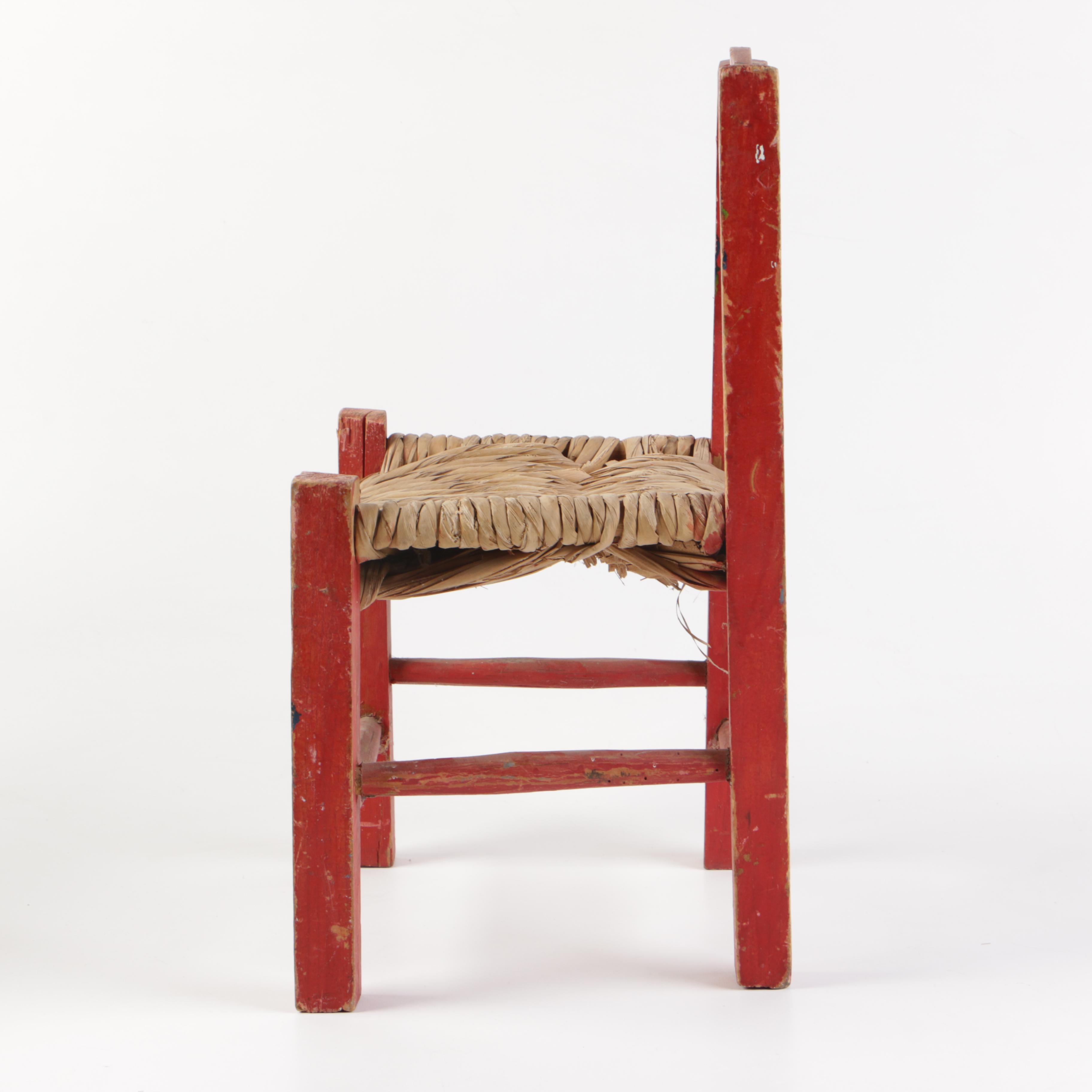 Childrens Chairs with Rush Seats