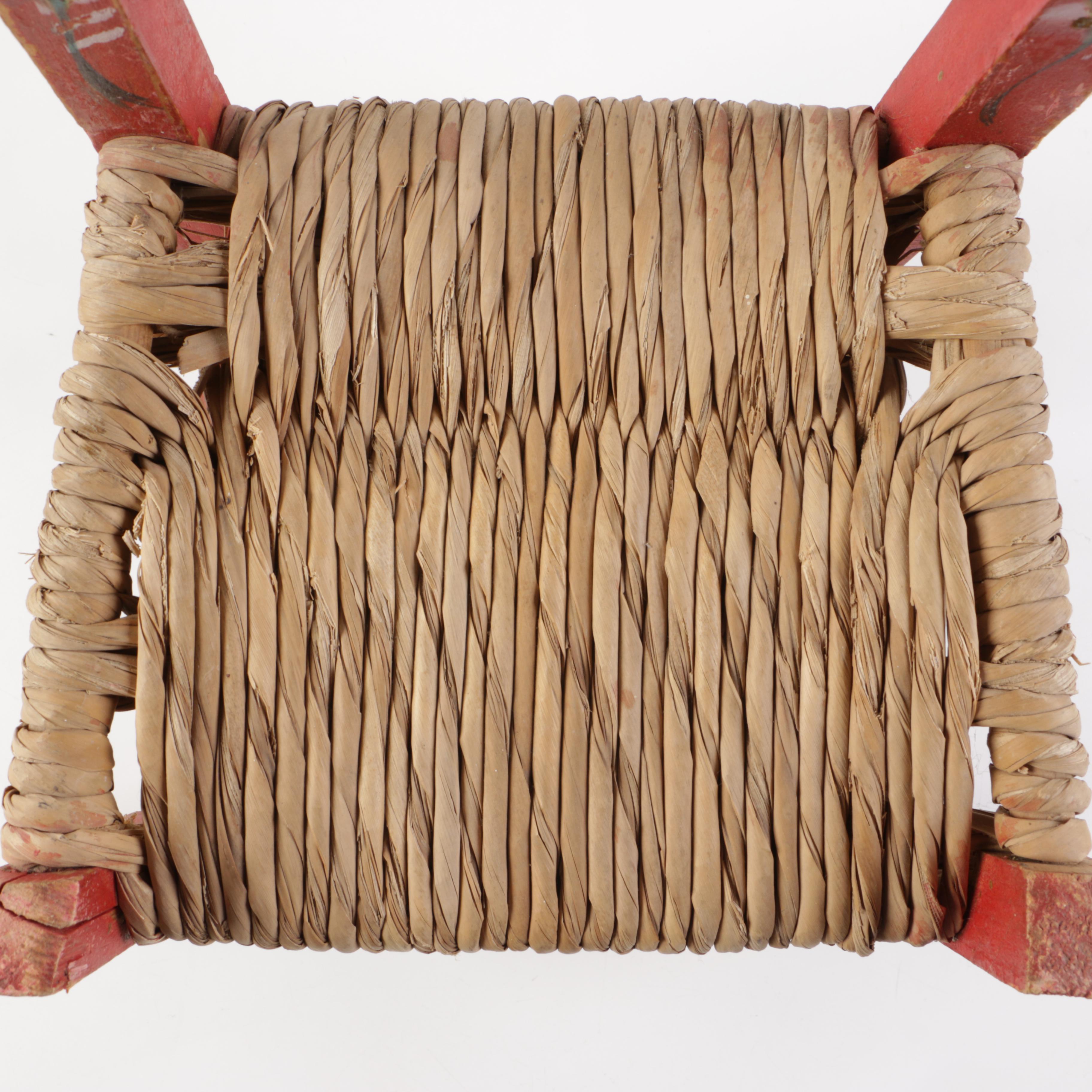 Childrens Chairs with Rush Seats