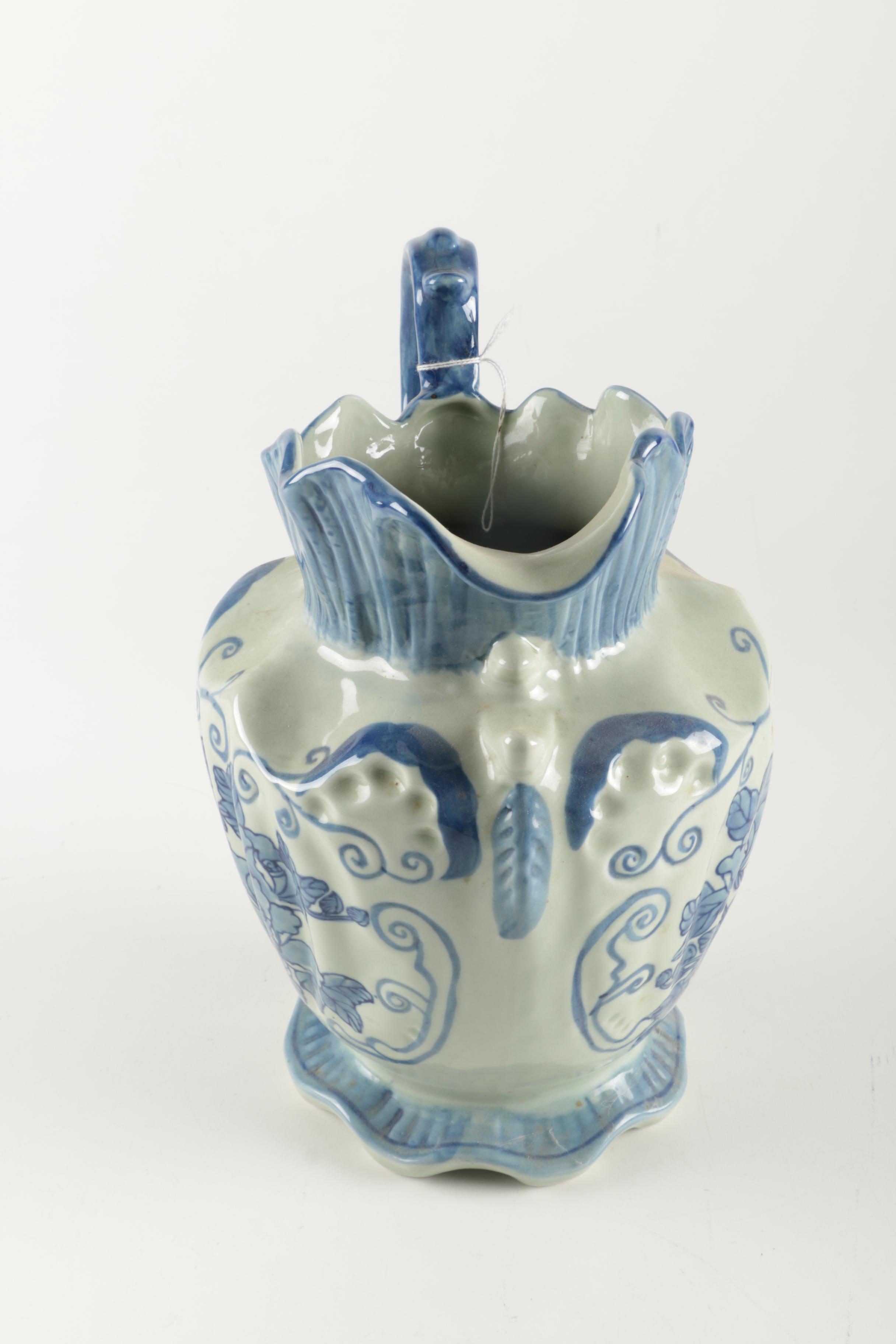 Reproduction Ironstone Ceramic Pitcher