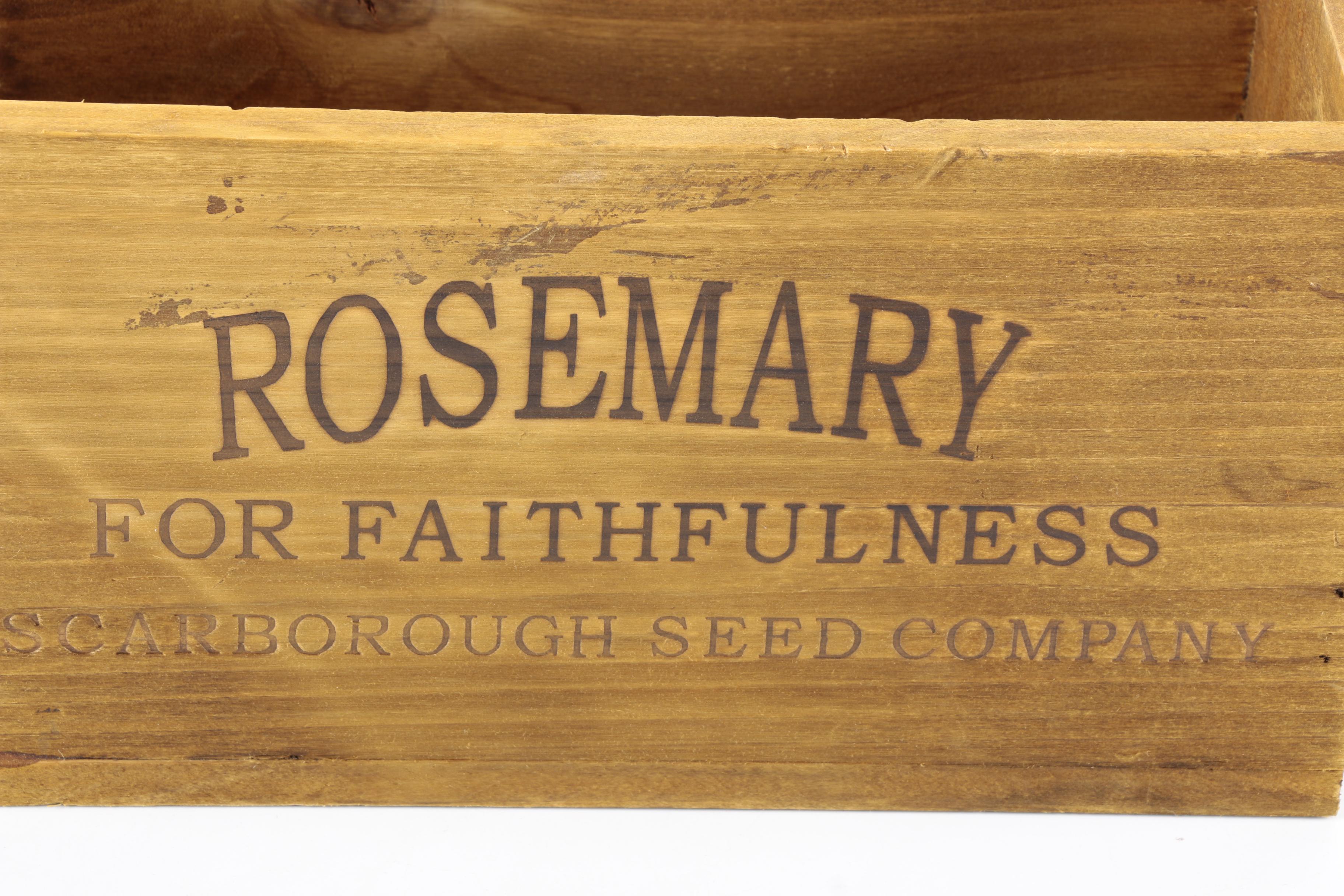 Wooden Herb Garden Boxes