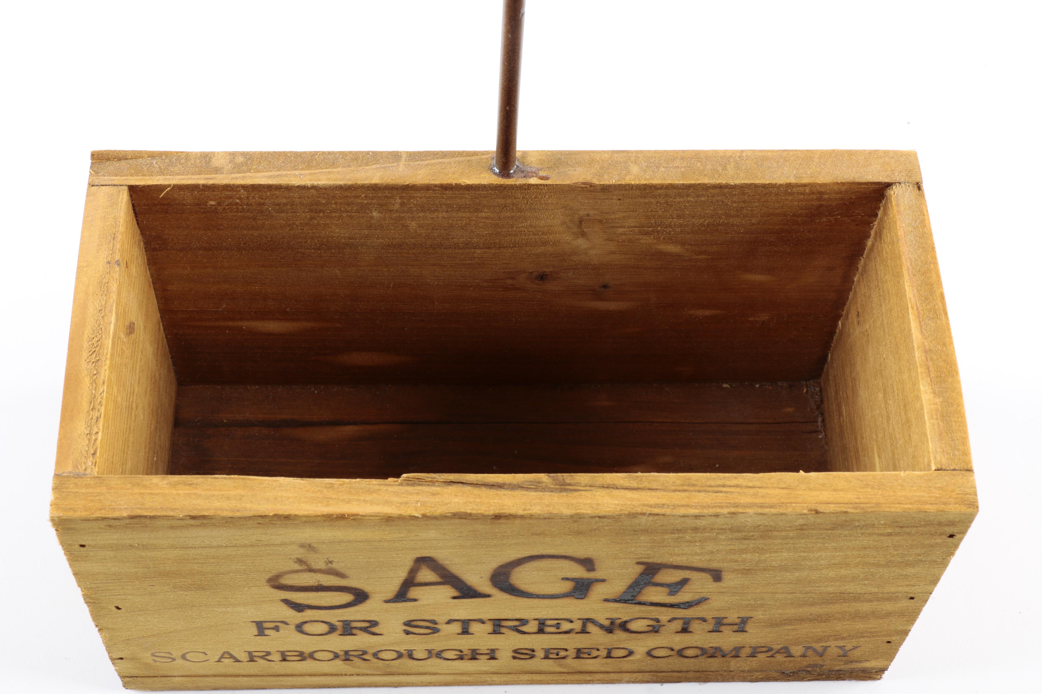 Wooden Herb Garden Boxes